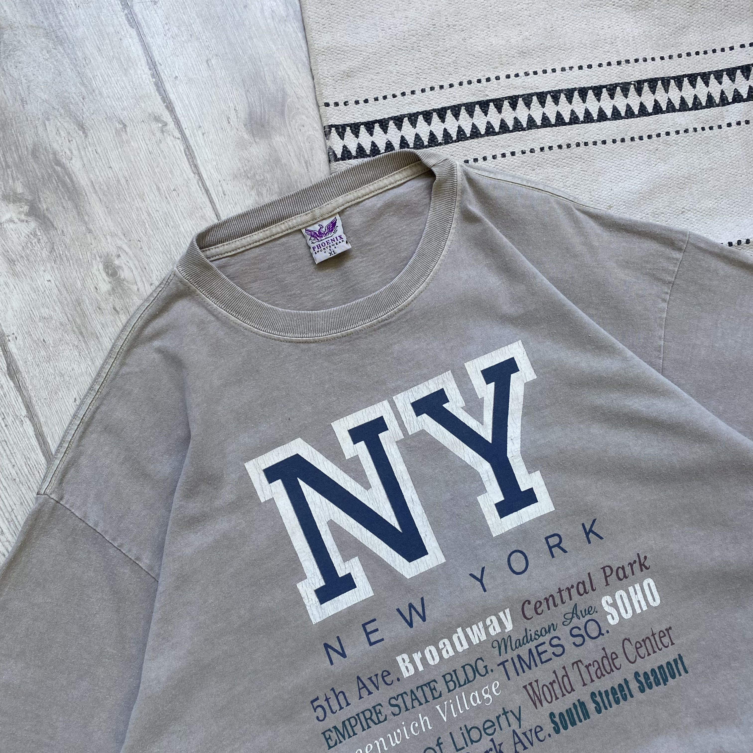 I Love NY 🗽Vintage 90s New York Heavy Boxy tee Phoenix USA Size US XL / EU 56 / 4 - 2 Thumbnail