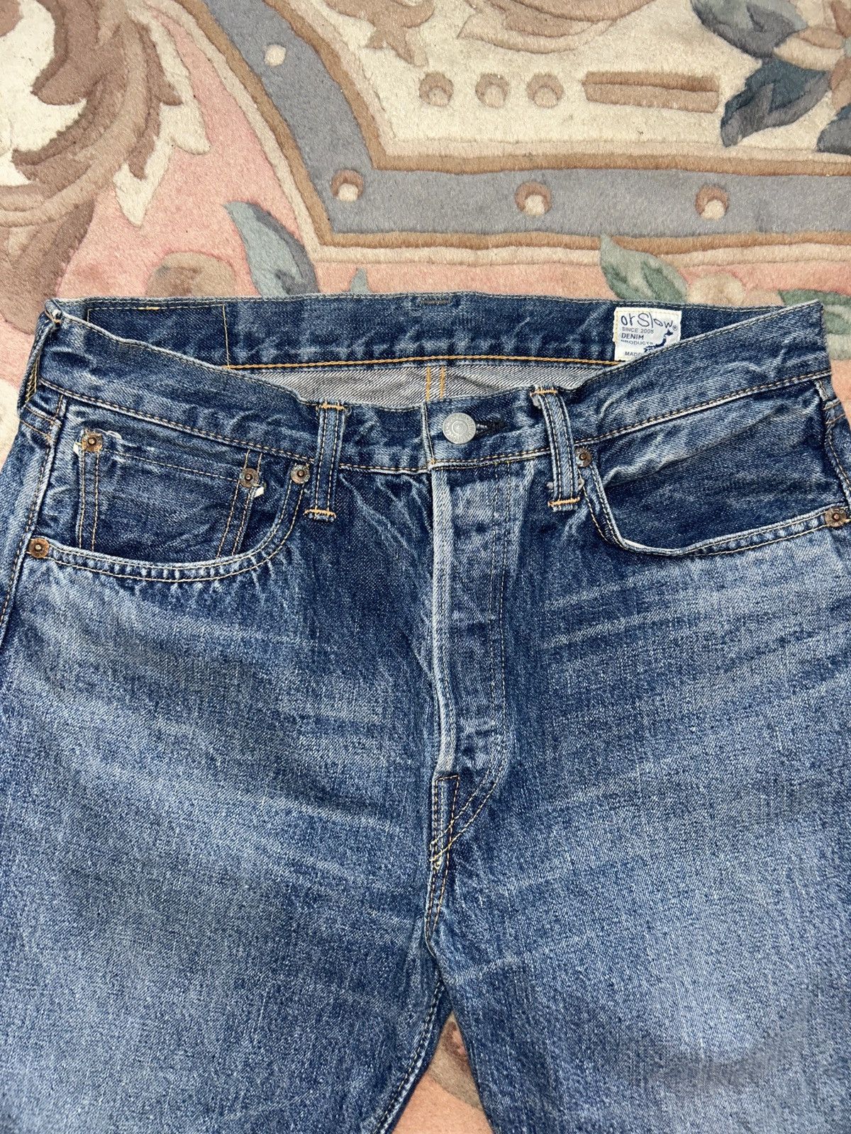 Orslow Orslow medium wash denim *Perf condition* Size US 32 / EU 48 - 6 Thumbnail