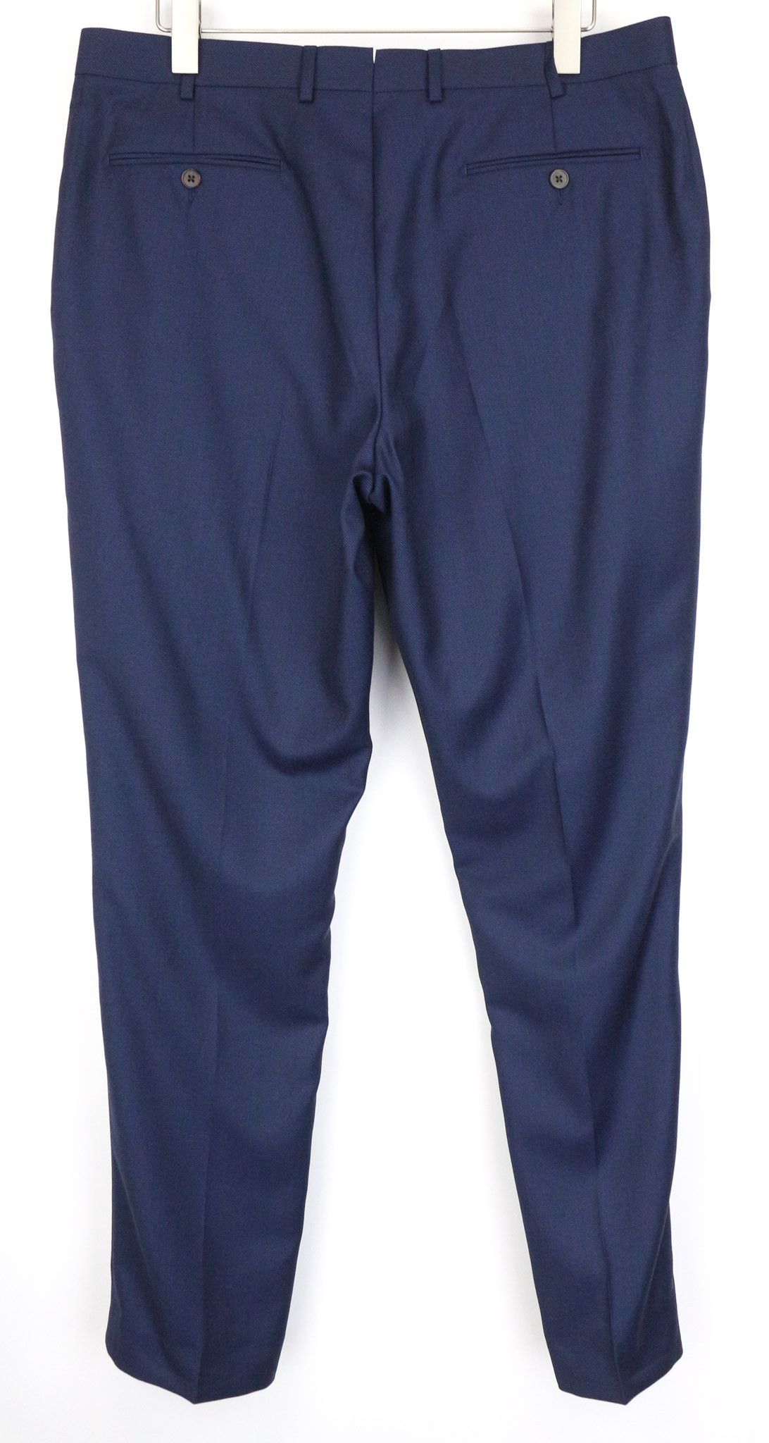 Suitsupply LA SPALLA UK44R Blue Wool Pleated 2 Piece Suit 75829 Size 44R - 11 Thumbnail