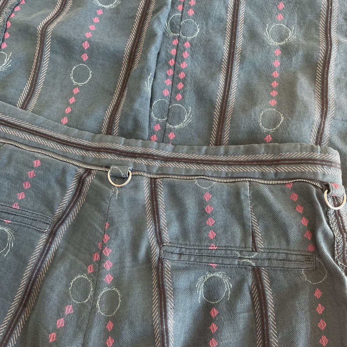 Undercover SS2003 "Scab" Ethnic Tribal Giz Embroidery Pants Size US 32 / EU 48 - 4 Thumbnail