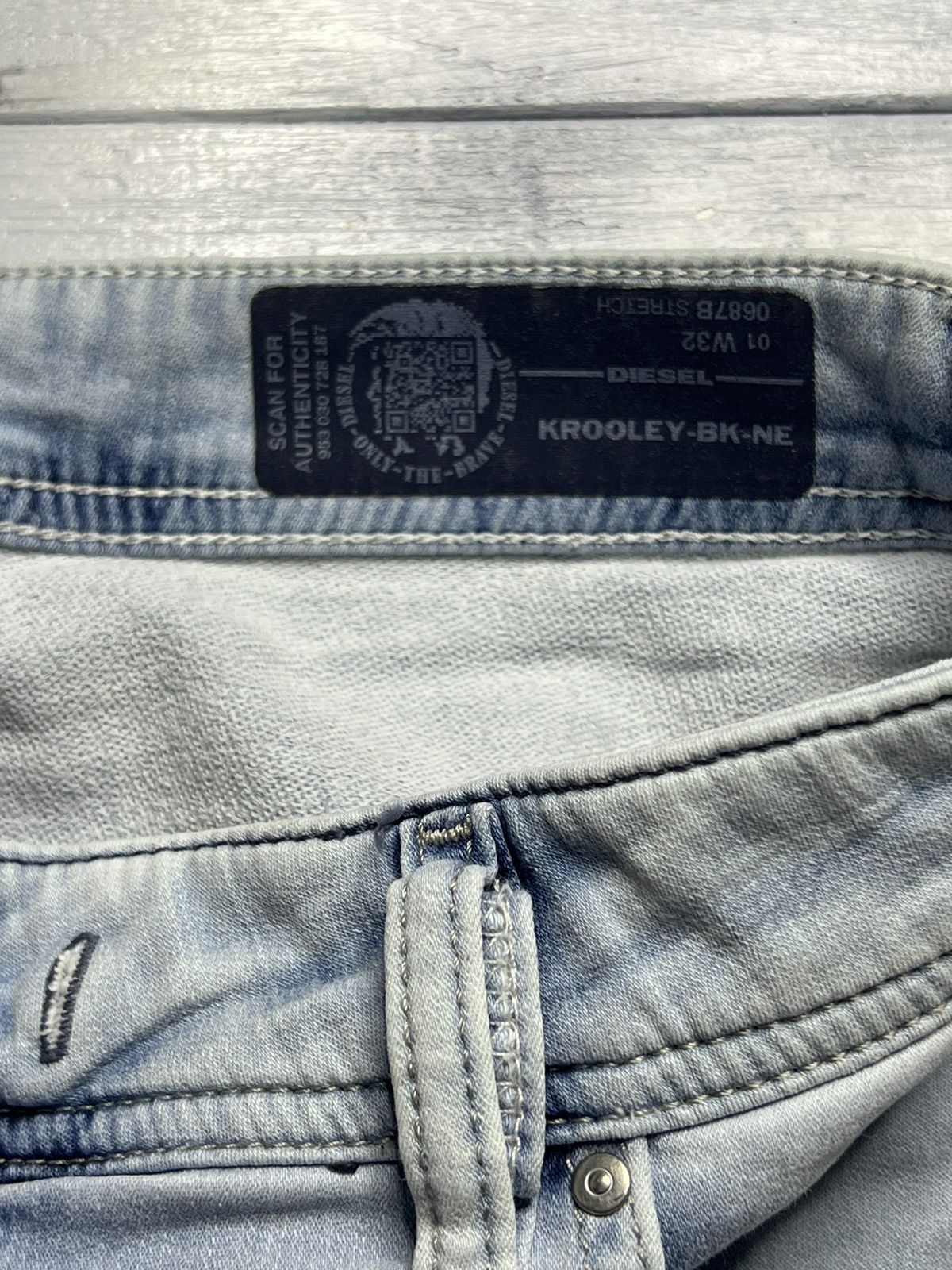 Diesel Rare Vintage Denim Pants Diesel Luxury Avant-Garde Style Y2K Size US 32 / EU 48 - 8 Thumbnail