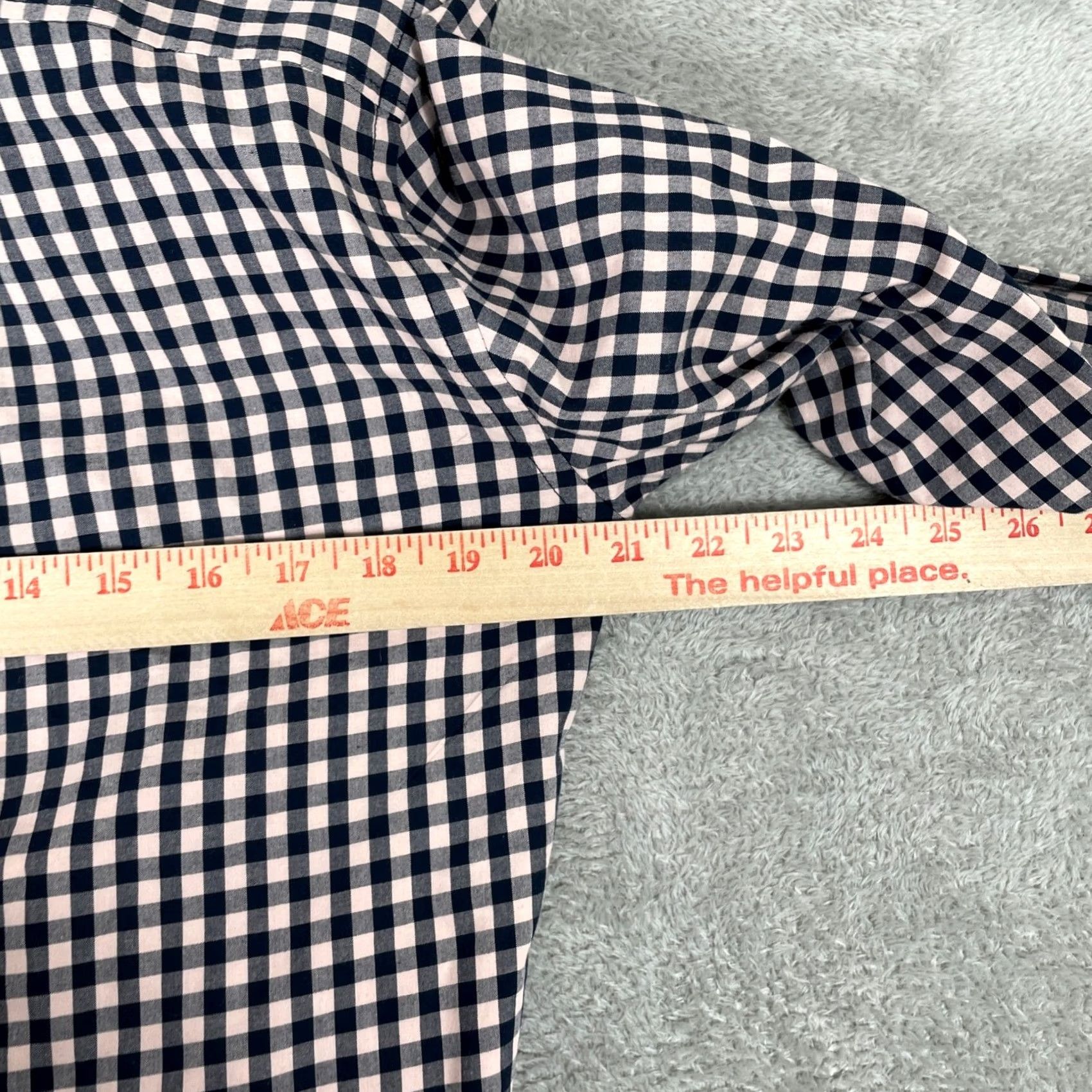 Frank And Oak Frank And Oak Button Down Shirt Mens Small Pink Gingham Checkered Cotton Casual Size US S / EU 44-46 / 1 - 7 Thumbnail