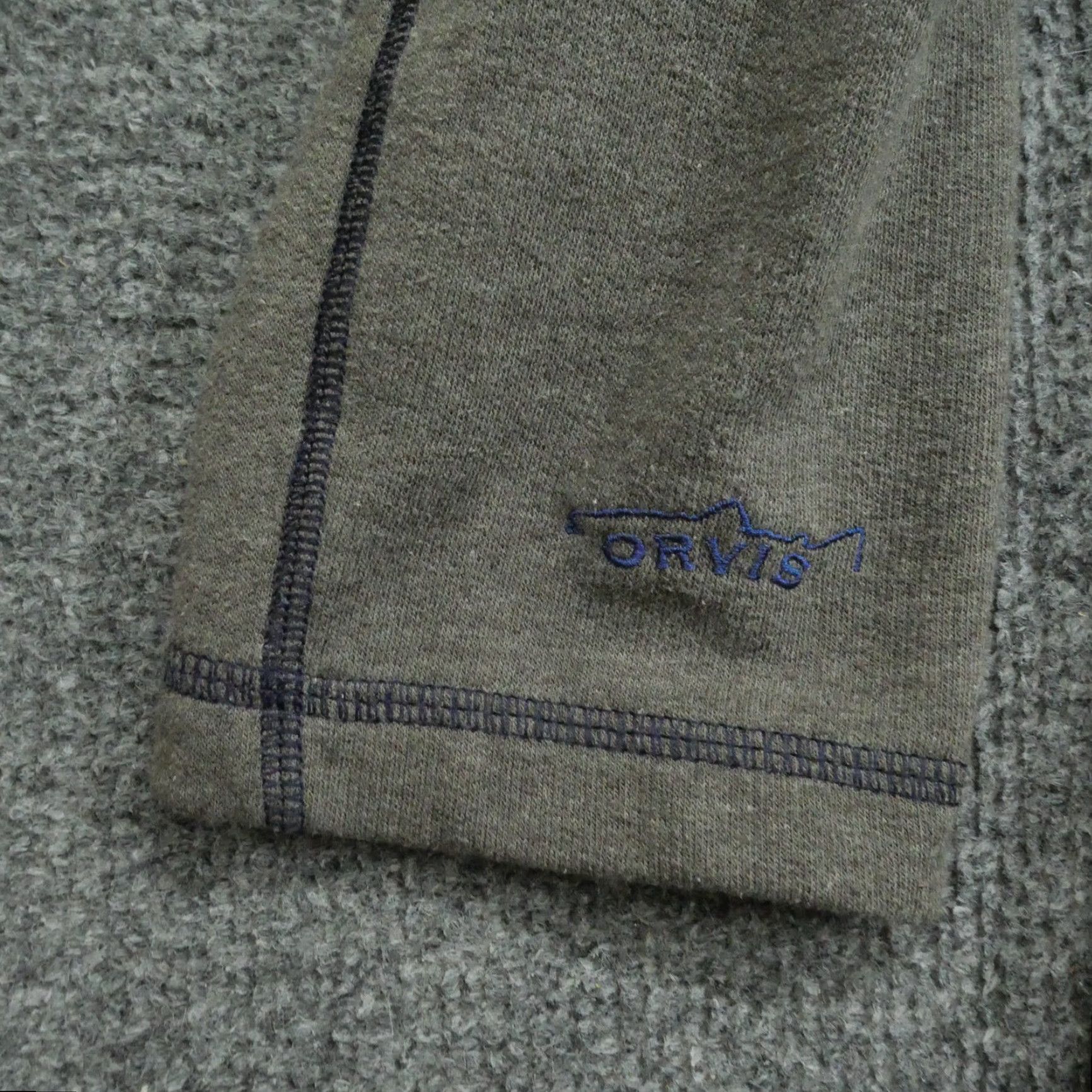 Orvis Orvis Sweatshirt Mens Large Grey Quarter Zip Fleece Pocket Outdoors Size US L / EU 52-54 / 3 - 3 Thumbnail