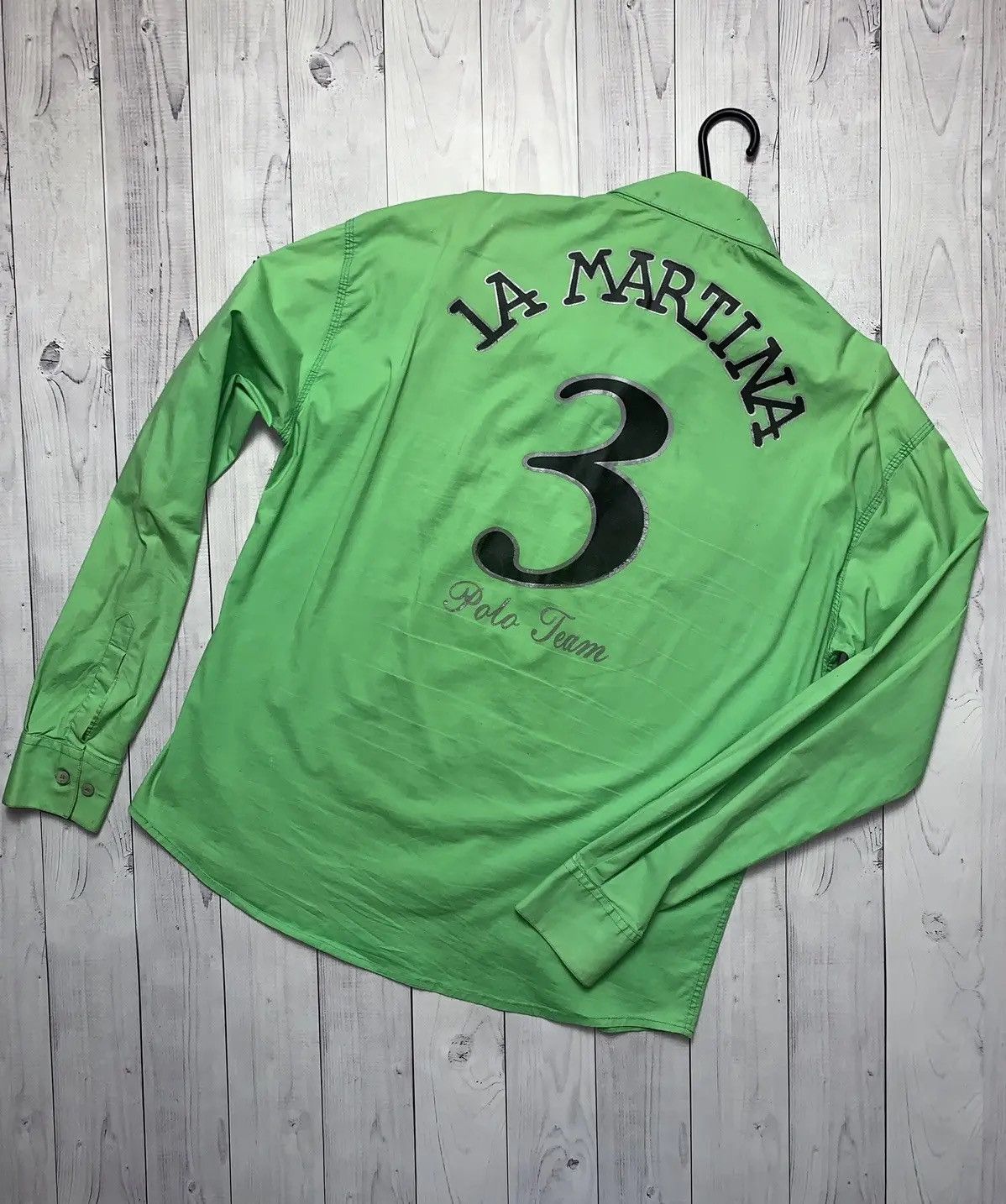 La Martina Vintage La Martina Porsche shirt green big logo size XL Size US XL / EU 56 / 4 - 2 Thumbnail