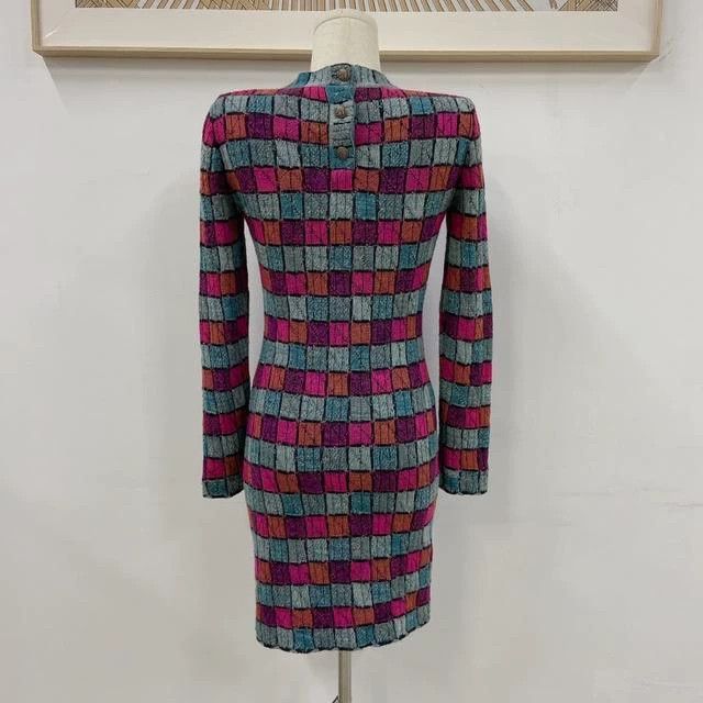 Chanel Chanel Plaid dress Size XS / US 0-2 / IT 36-38 - 4 Thumbnail
