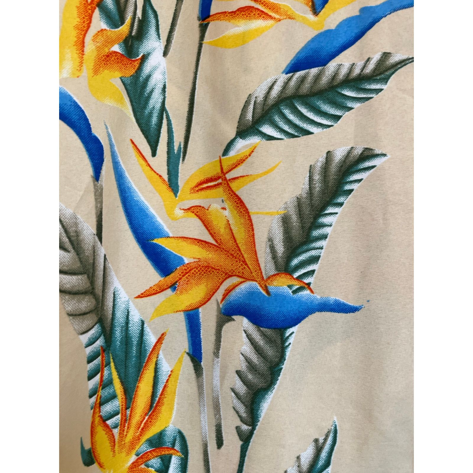 Pacific and Co. Pacific & Co Hawaiian Shirt, button up 2XL Men's tan floral Size US XXL / EU 58 / 5 - 4 Thumbnail