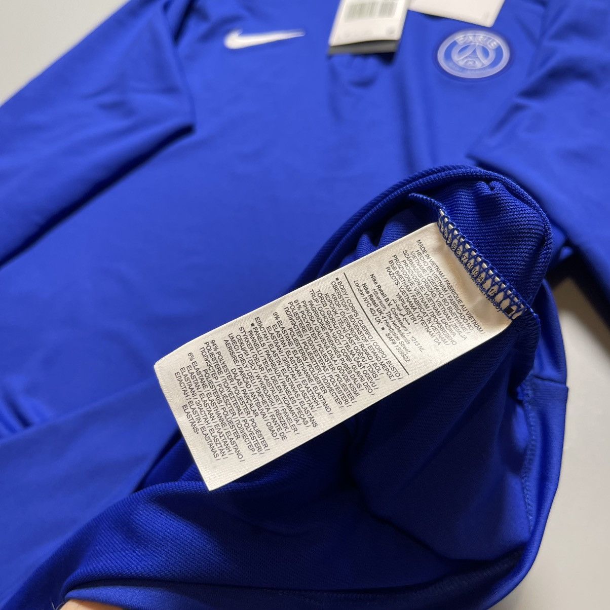 Nike × Vintage PARIS SAINT-GERMAIN NIKE 2022/2023 SOCCER TRAINING TRACK TOP Size US M / EU 48-50 / 2 - 8 Thumbnail