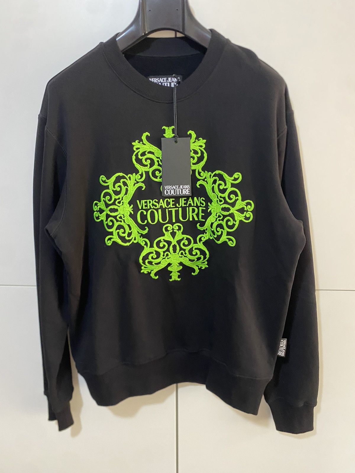 Versace Jeans Couture Versace Jeans Couture Roundneck Sweatshirt, size L, black Size US L / EU 52-54 / 3 - 1 Thumbnail