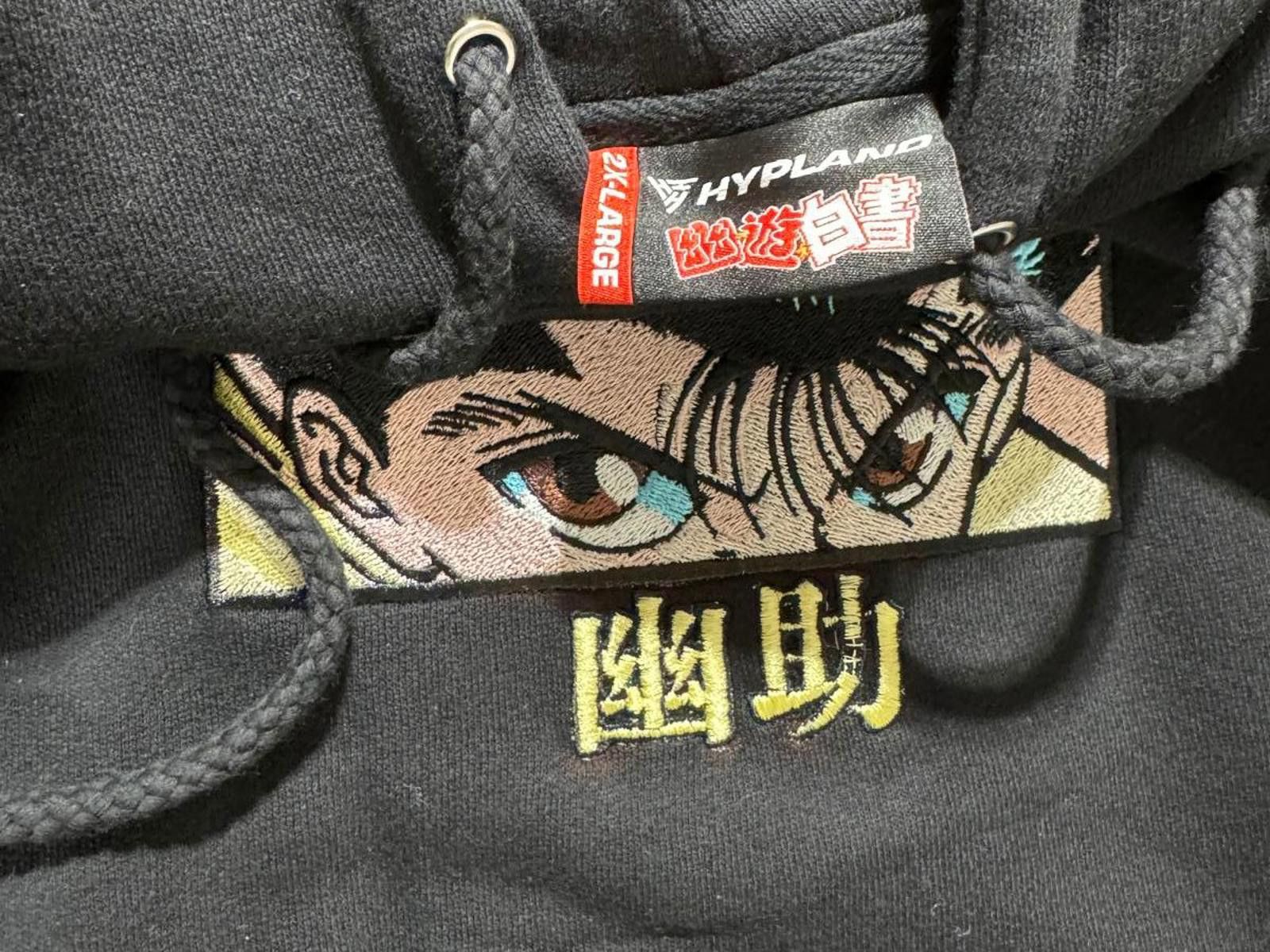 Hypland Hypland x Yu Yu Hakusho Hoodie with Embroidered Anime Design Size US XXL / EU 58 / 5 - 3 Thumbnail