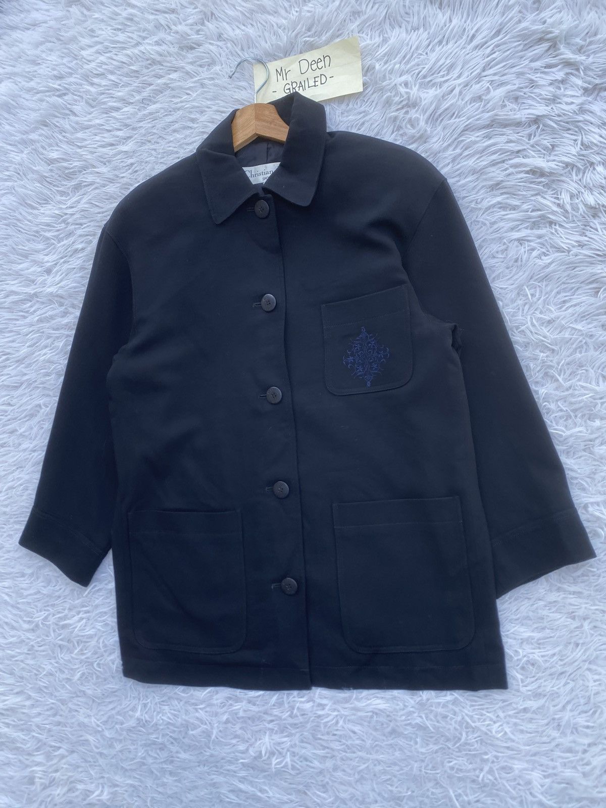 Christian Dior Monsieur Rare Vintage Christian Dior 3/4 Sleeve Blazer/ Jacket Size 36S - 3 Thumbnail