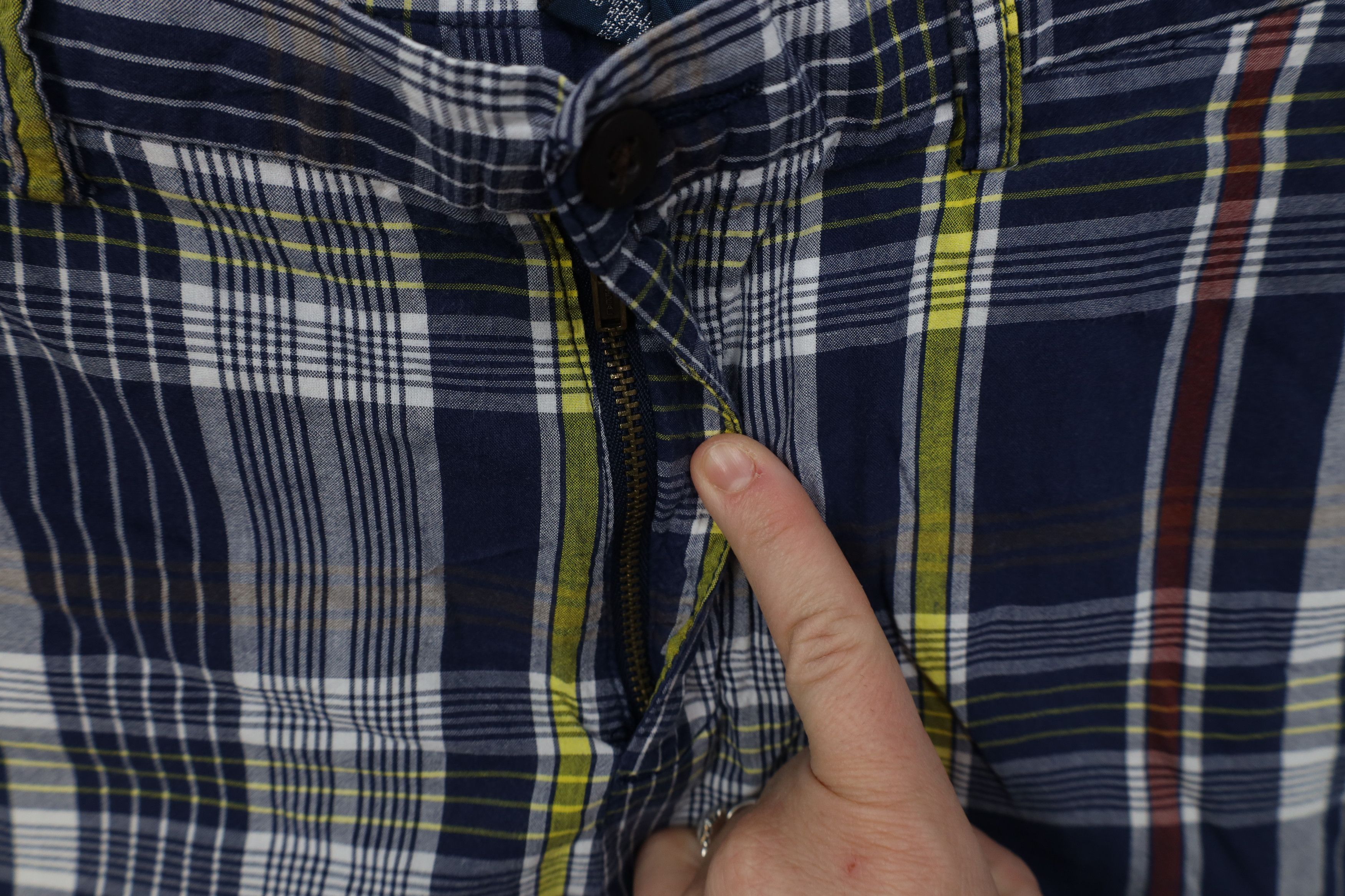 Ralph Lauren Vintage 90s Ralph Lauren Madras Plaid Chino Shorts Cotton Size US 30 / EU 46 - 5 Thumbnail