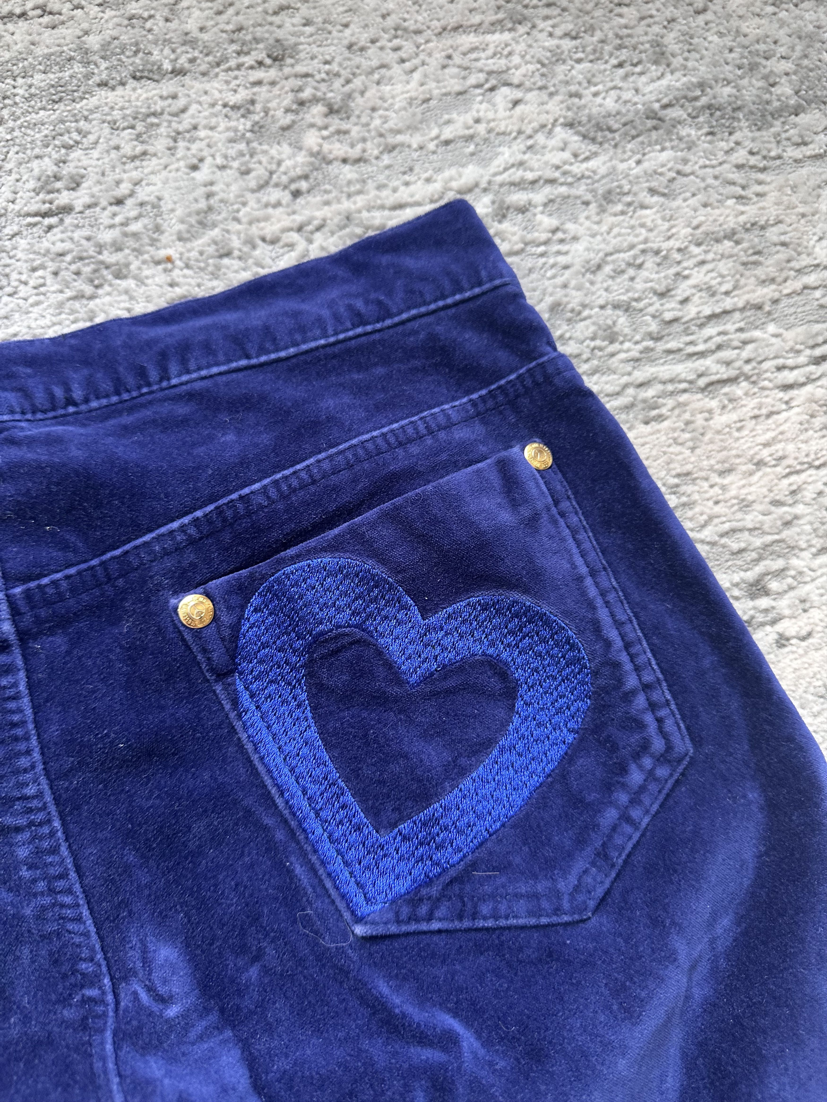Love Moschino Love Moschino Velour Pants Size 27" / US 4 / IT 40 - 8 Thumbnail