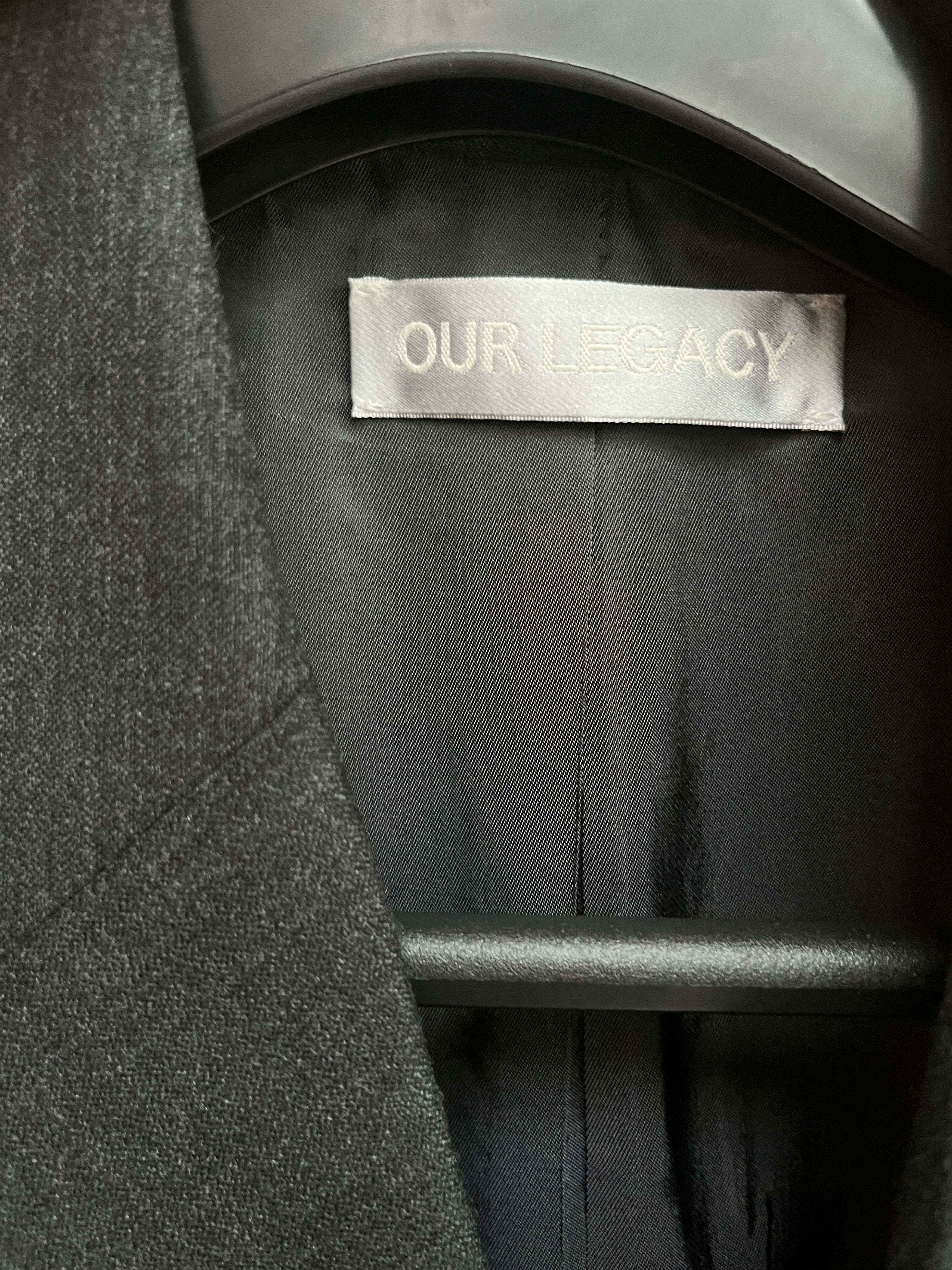 Our Legacy Our Legacy Robe Overcoat Charcoal Wool Size 50 Size US M / EU 48-50 / 2 - 3 Thumbnail