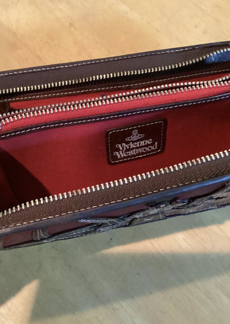 Vivienne Westwood Orb Stitch Pattern Long Wallet Size ONE SIZE - 6 Thumbnail
