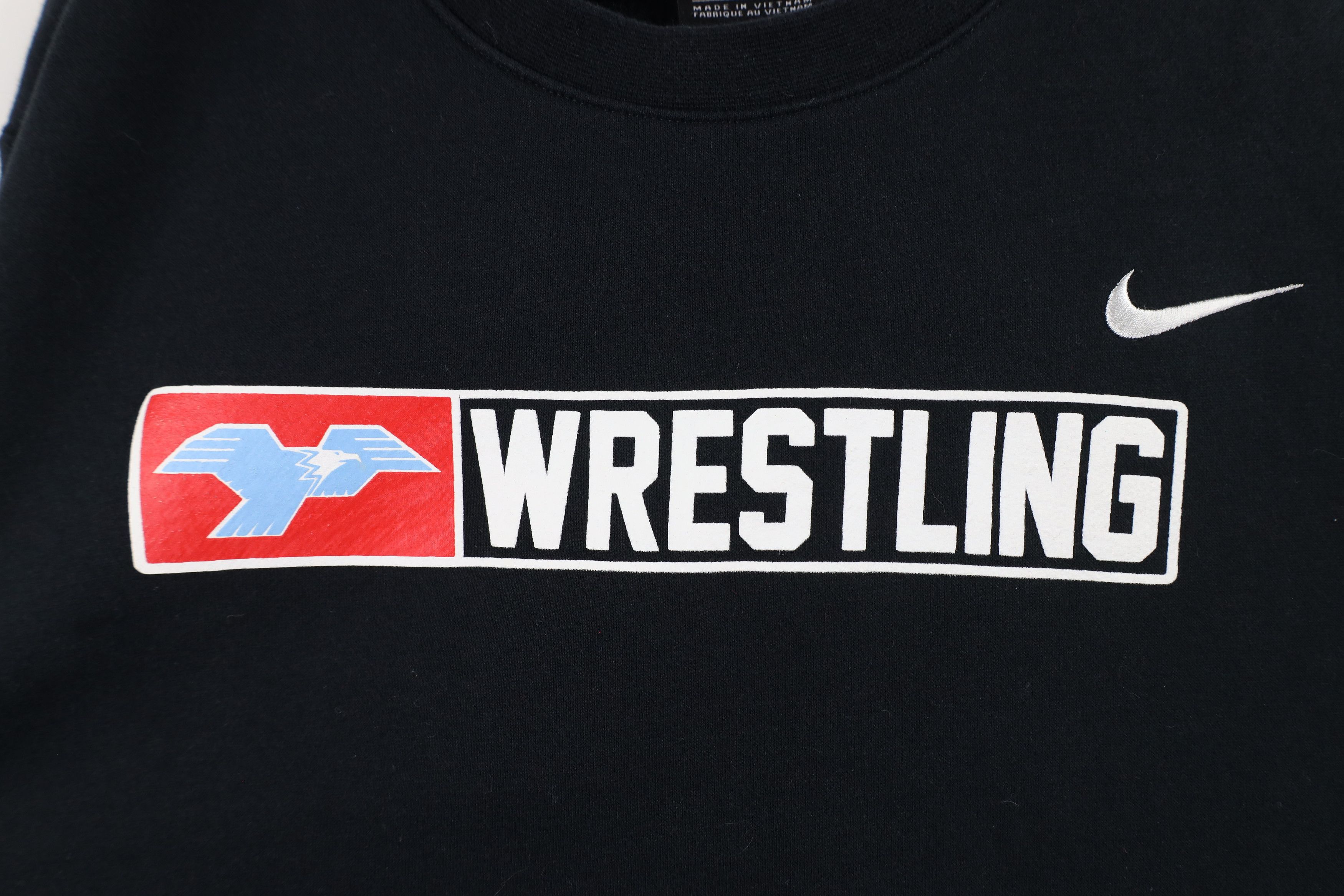 Nike × Vintage Nike Spell Out Box Logo Wrestling Crewneck Sweatshirt Size US M / EU 48-50 / 2 - 4 Thumbnail