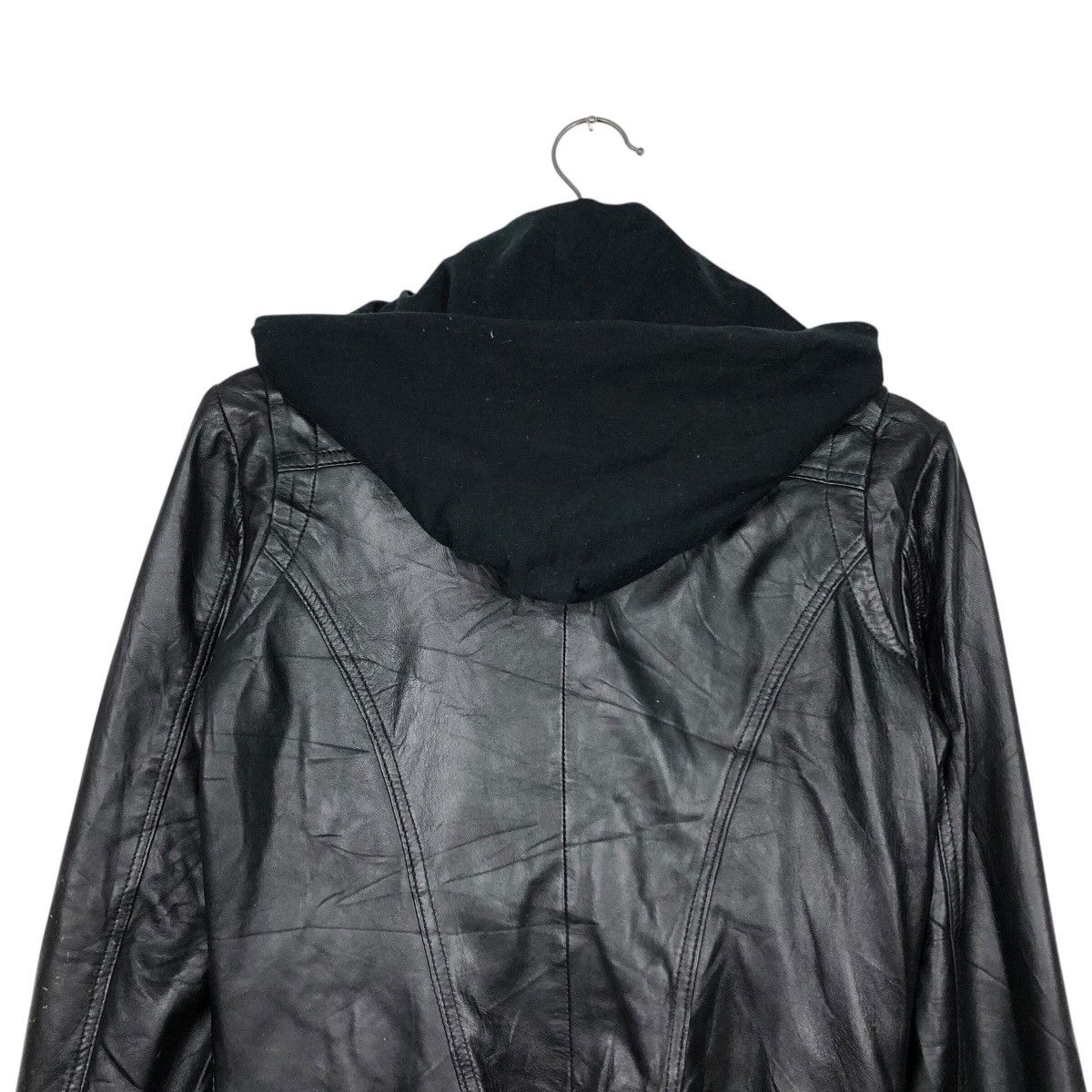Japanese Brand 📌Cropped Biker Soft Leather Jacket Mango Streetwear Size US M / EU 48-50 / 2 - 10 Thumbnail