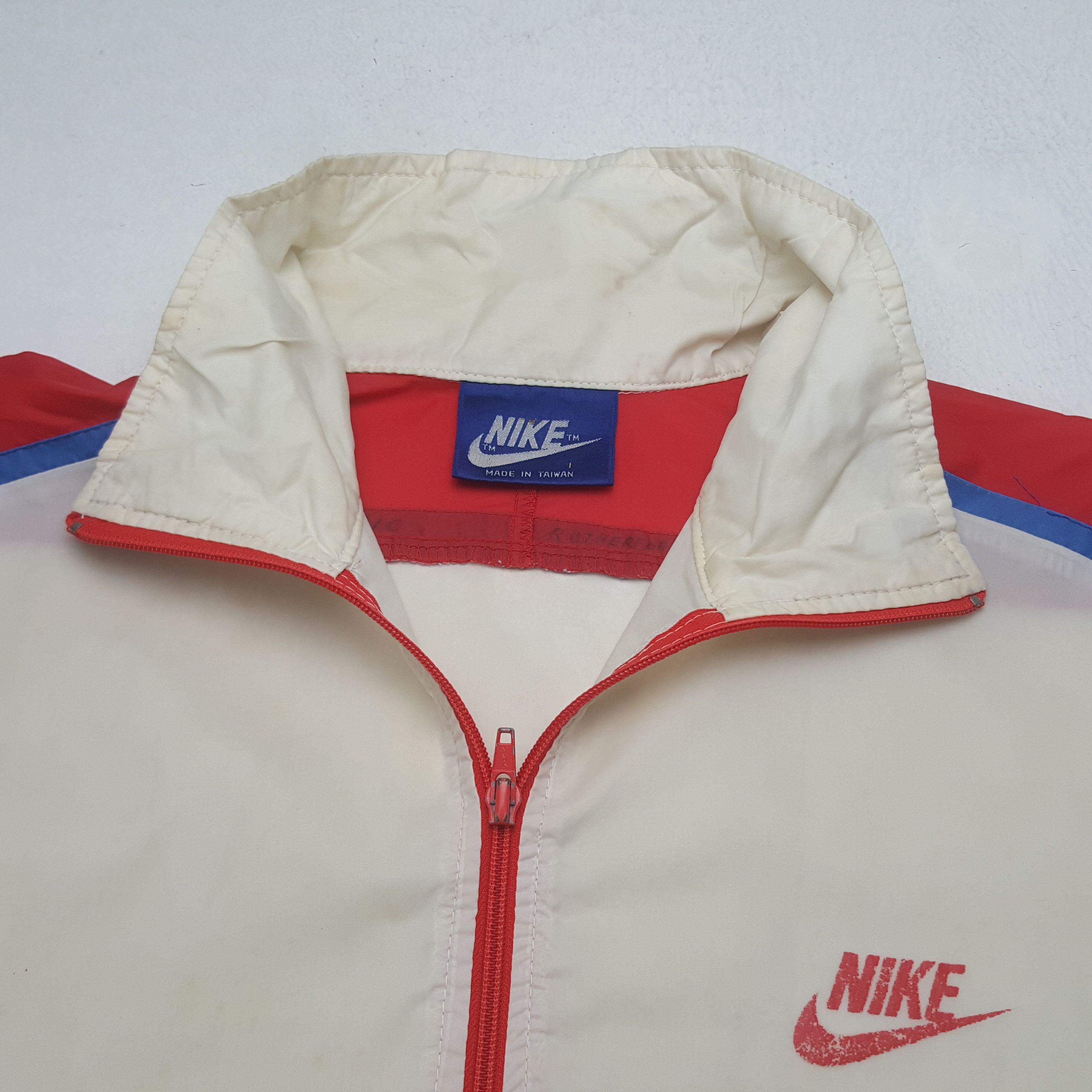 Nike Nike Blue Tag Half Zipper Sports Outdoor Windbreaker Jacket Size US L / EU 52-54 / 3 - 4 Thumbnail