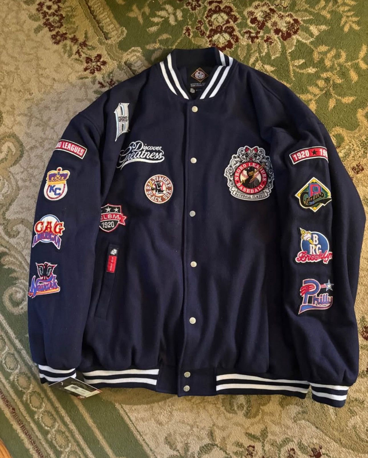 Other Negro League Letterman jacket size XXL Size US XXL / EU 58 / 5 - 1 Thumbnail