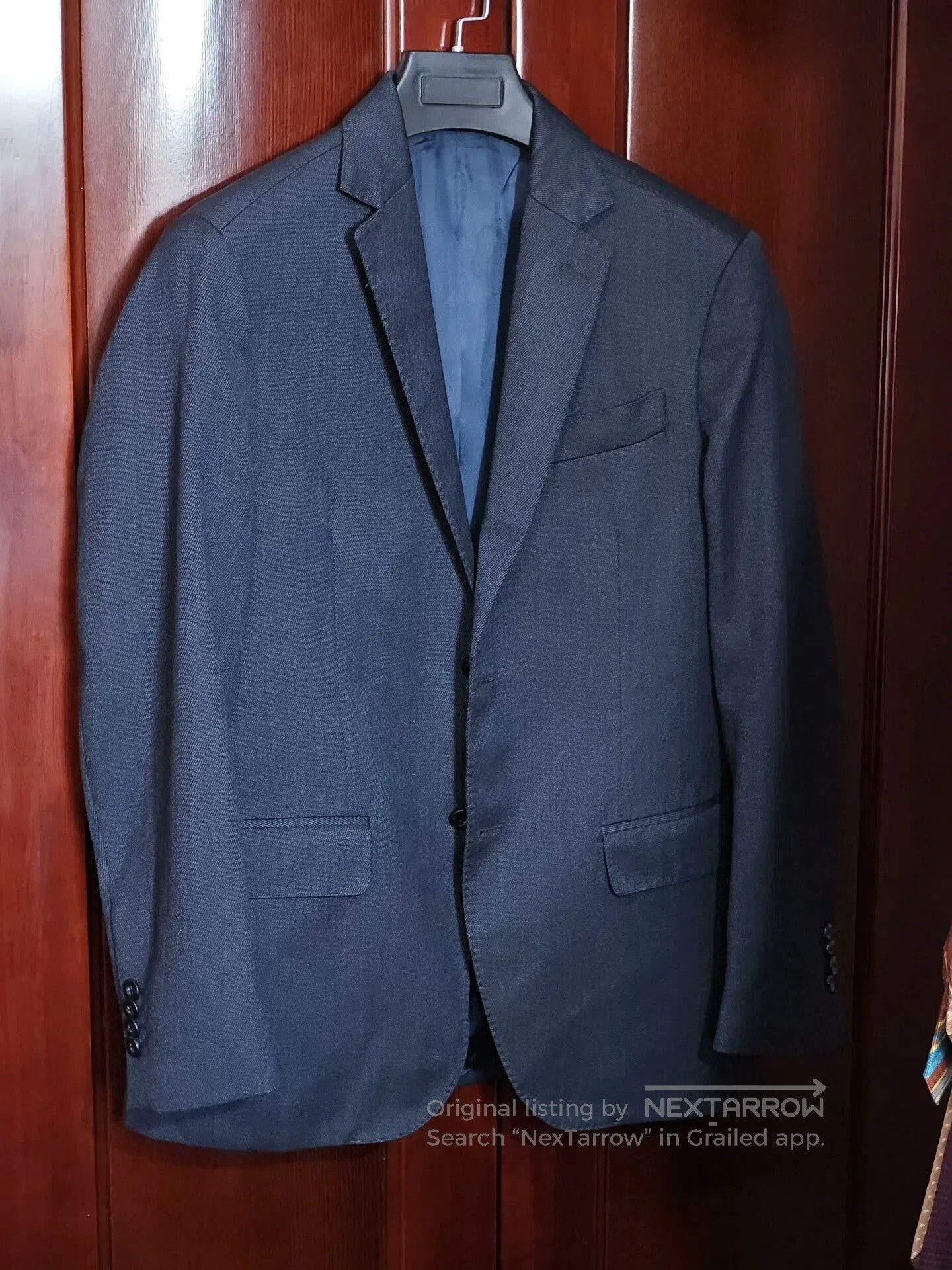 Luciano Barbera Italian Wool Cotton Casual Suit Jacket. Size US S / EU 44-46 / 1 - 1 Thumbnail