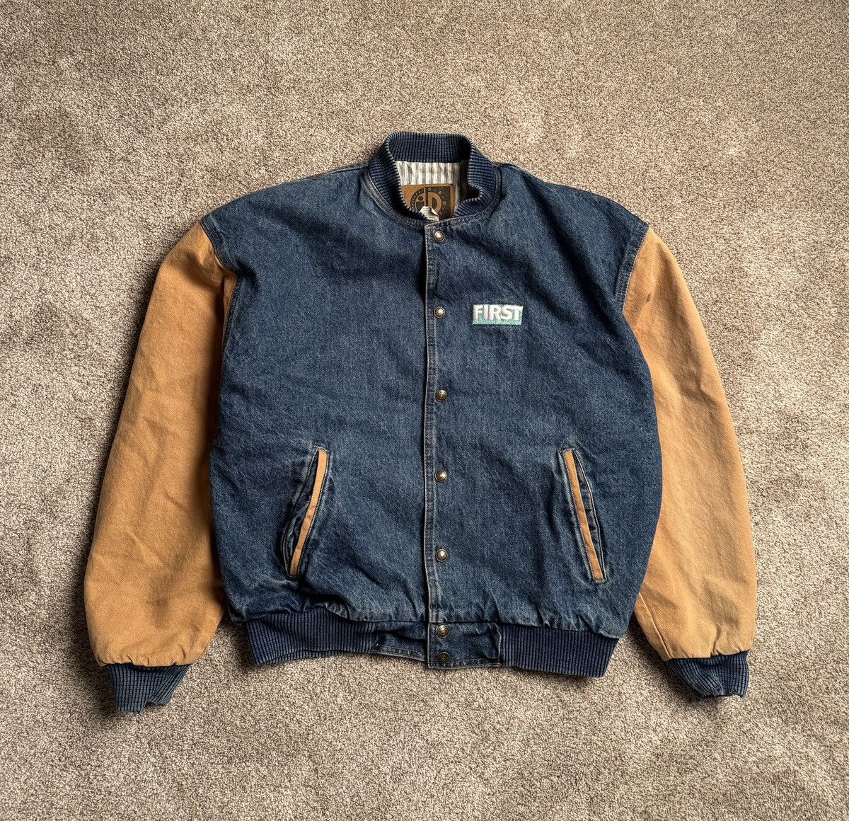 Other VINTAGE FIRST HERITAGE DENIM COLLEGIATE JACKET Size US M / EU 48-50 / 2 - 1 Thumbnail