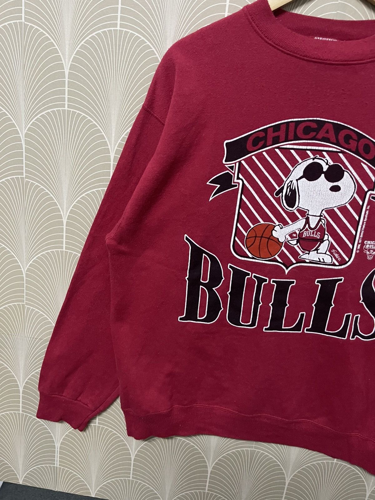 NBA VINTAGE 90s CHICAGO BULLS X SNOOPY SWEATSHIRT L SIZE Size US L / EU 52-54 / 3 - 4 Thumbnail
