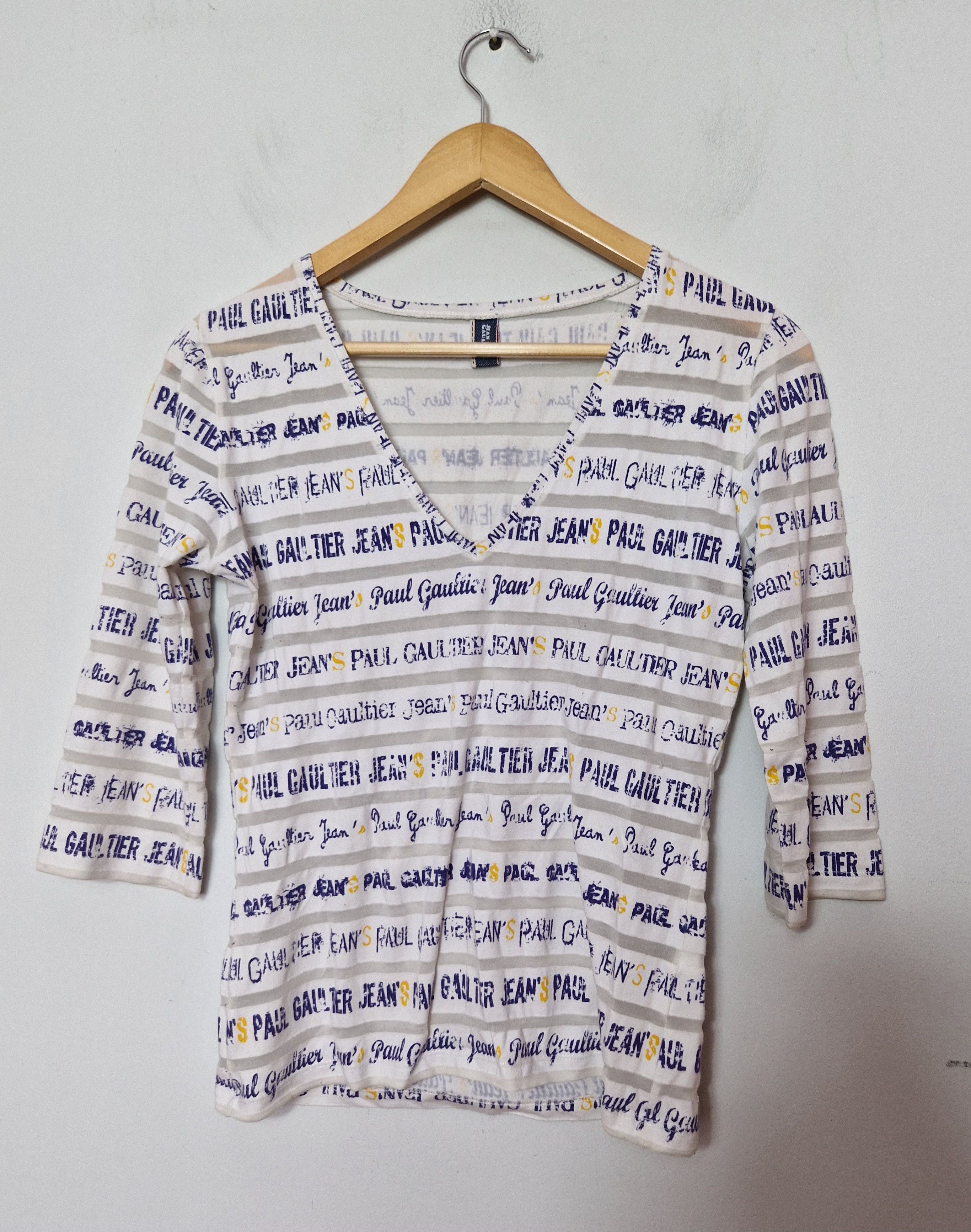 Jean Paul Gaultier Jean Paul Gaultier multilogo top Size M / US 6-8 / IT 42-44 - 1 Thumbnail