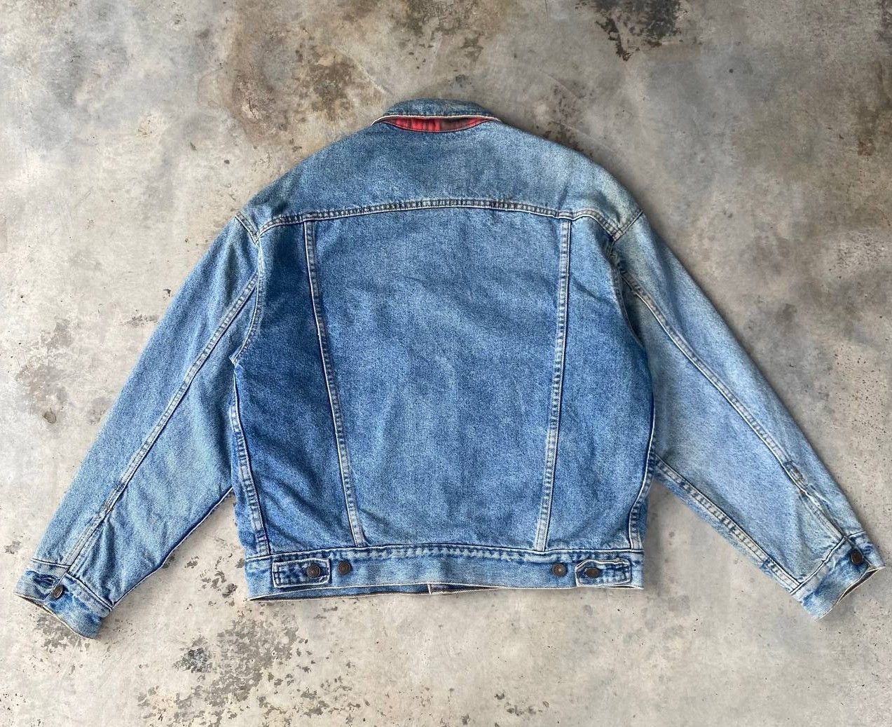 Levi's Vintage Clothing Vintage 90s Levi’s Blanket Lined Denim Trucker Jacket USA Size US M / EU 48-50 / 2 - 11 Thumbnail