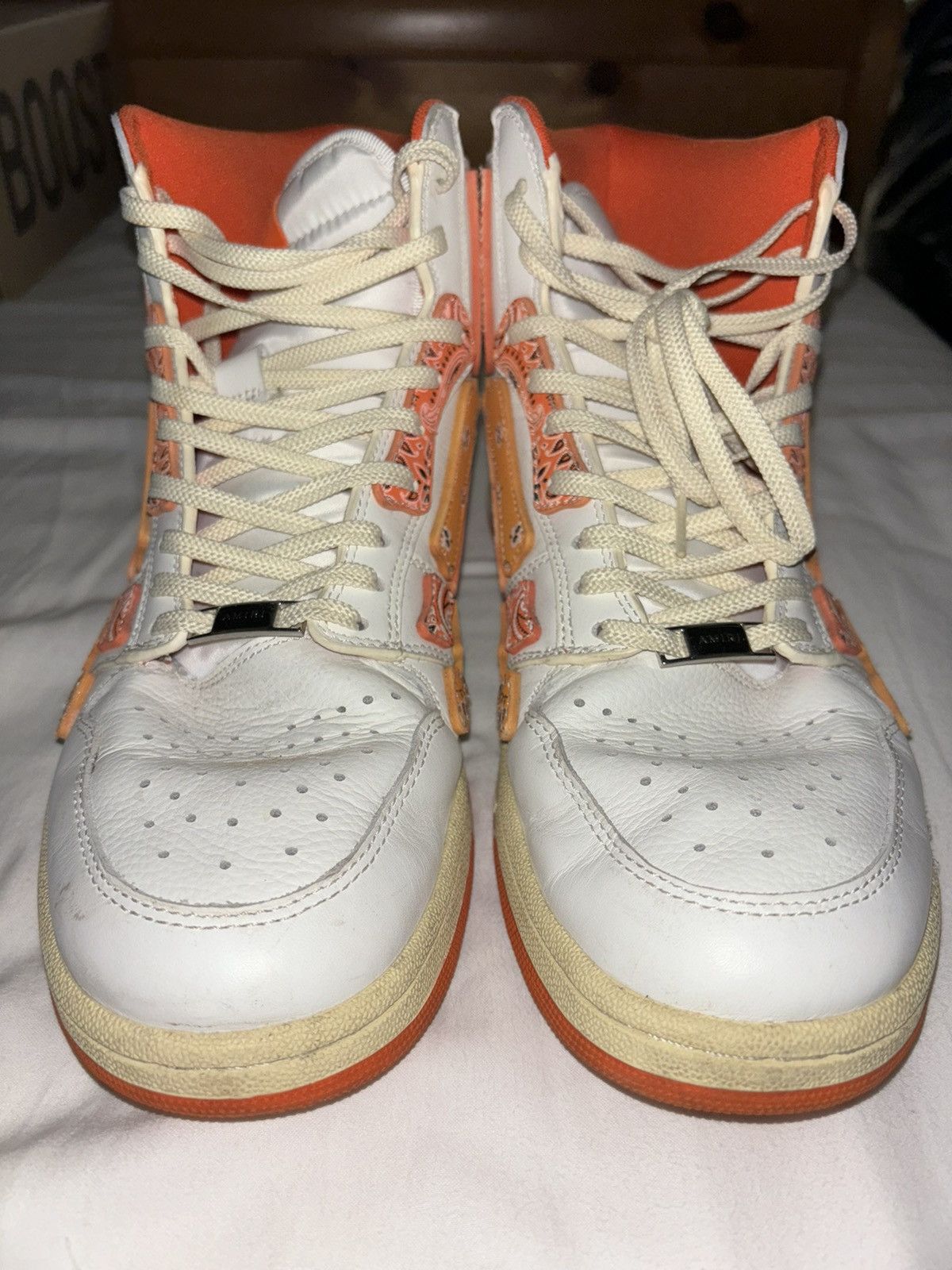 Amiri Orange Amiri Skeleton High Top Size 11 Size US 11 / EU 44 - 3 Thumbnail