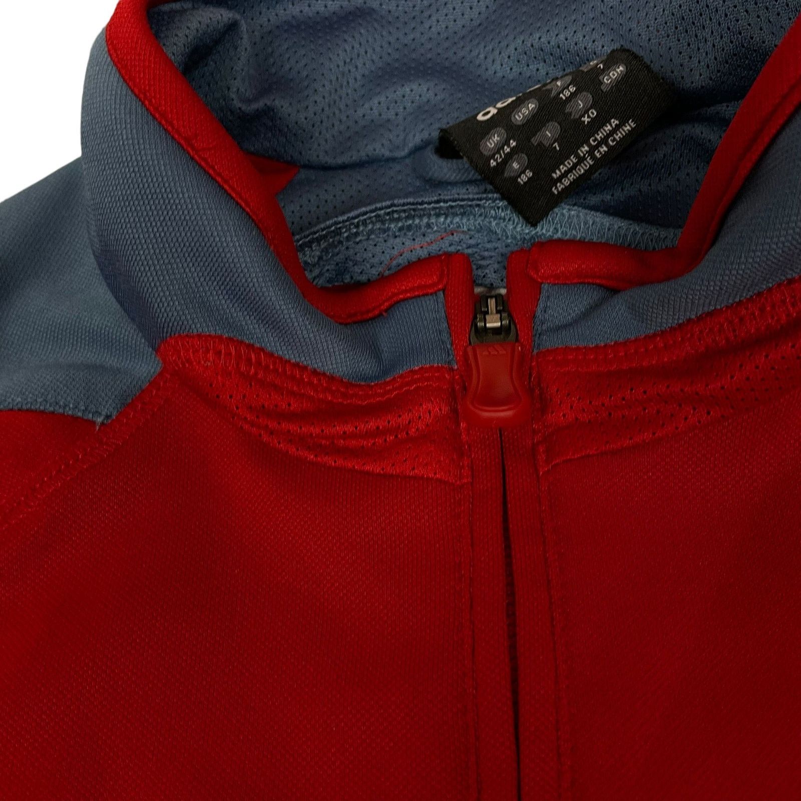 Adidas Adidas Men Red Gray FC Bayern Munich Football Team Jacket L Size US L / EU 52-54 / 3 - 7 Thumbnail