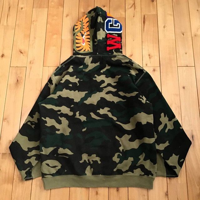 Bape × Nigo BAPE Shark full zip hoodie woodland camo a bathing ape NIGO Size US L / EU 52-54 / 3 - 2 Thumbnail