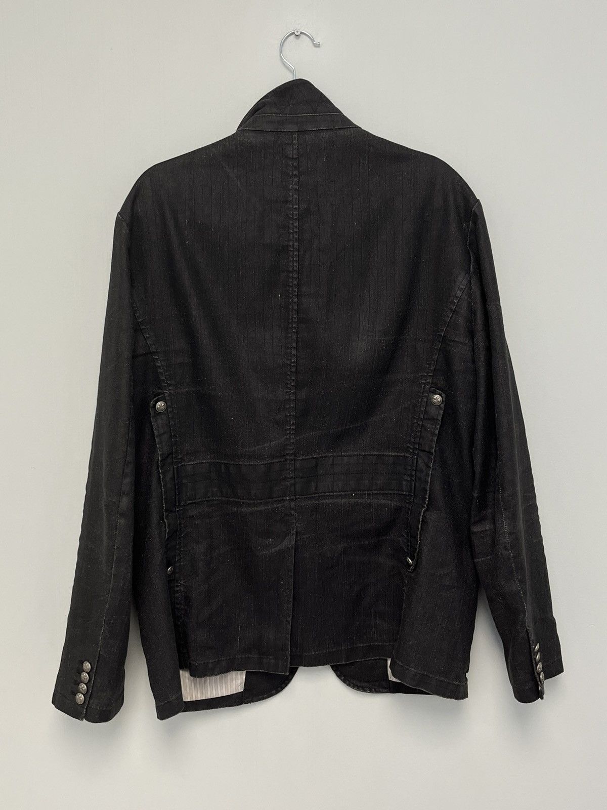 John Varvatos Linen Button Front Jacket. 54 Size US L / EU 52-54 / 3 - 8 Thumbnail