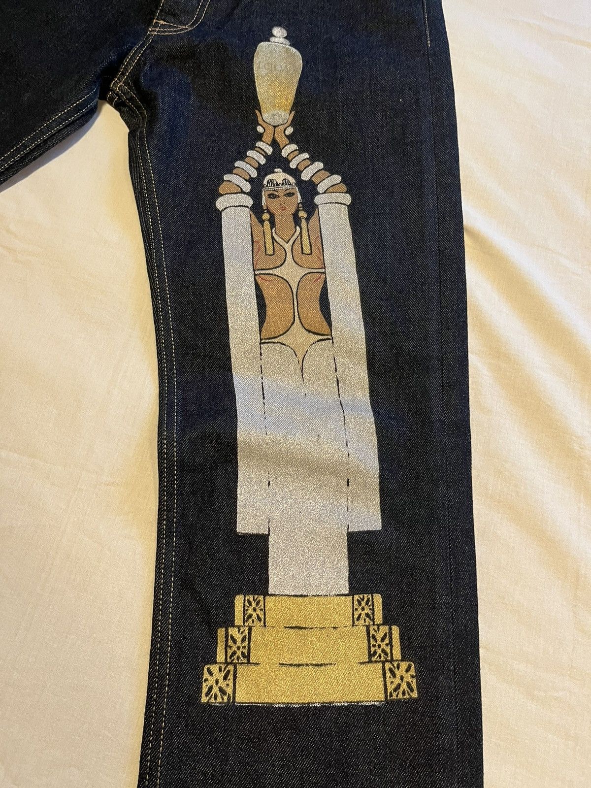 Loewe Loewe straight leg denim pants. Size US 31 - 4 Thumbnail