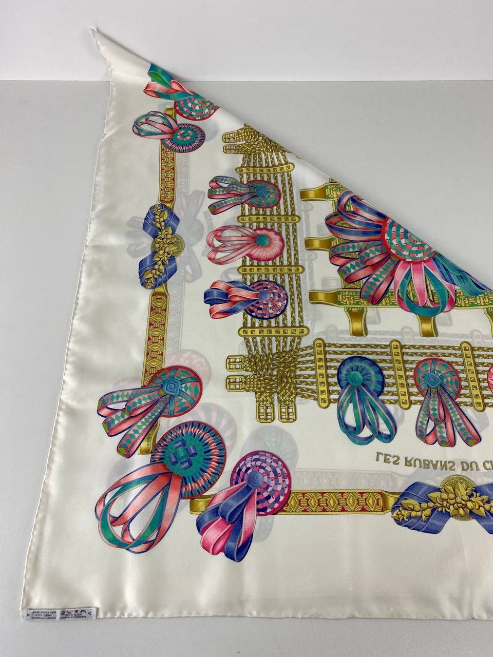 Hermes Hermes 90s Les Rubans Du Cheval scarf Size ONE SIZE - 16 Thumbnail