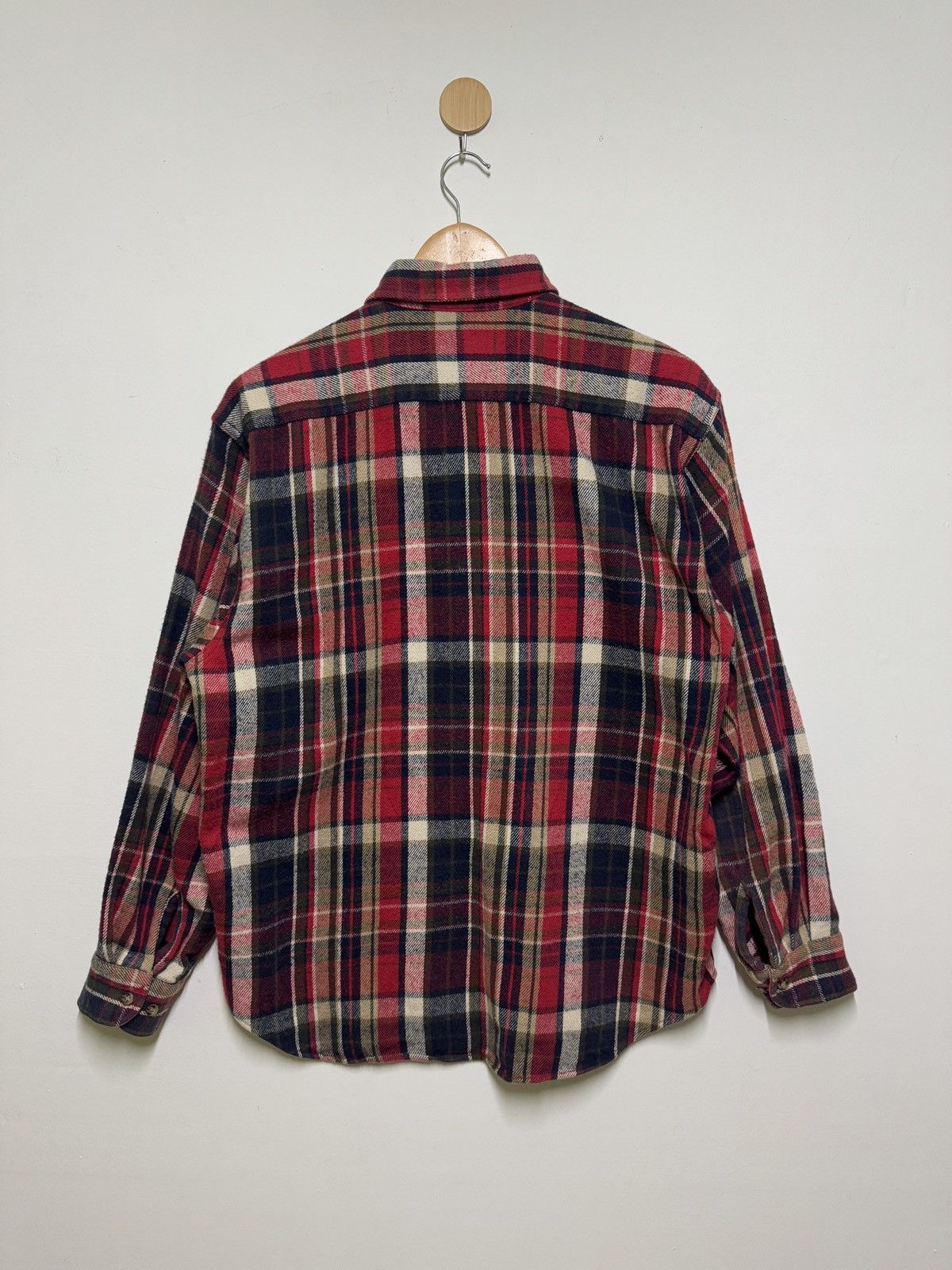 Wrangler Vintage Flannel WRANGLER TRAIL Plaid Tartan 2 Pocket Size US L / EU 52-54 / 3 - 2 Thumbnail