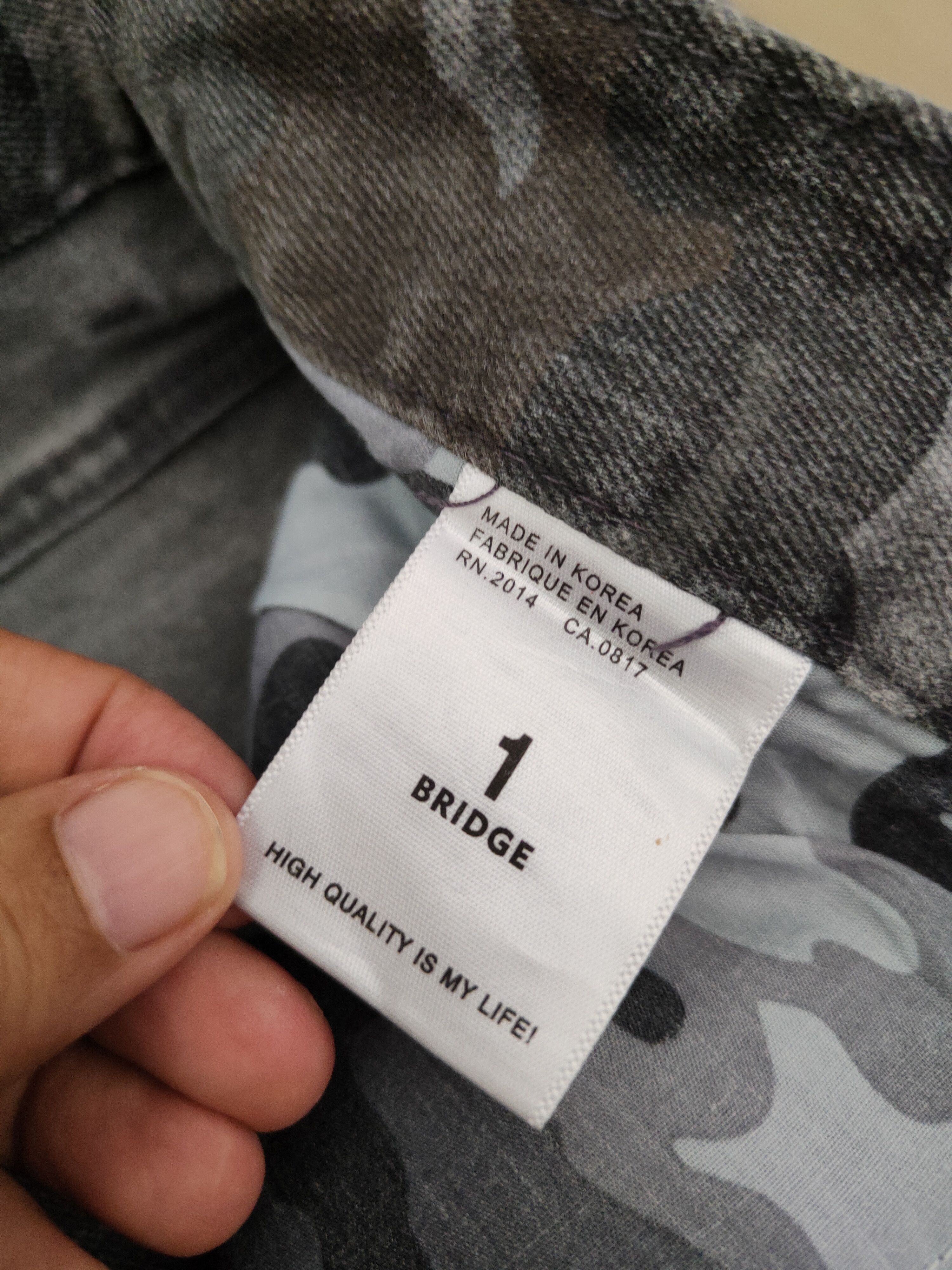 Japanese Brand DLL Bridge Camo Distressed Ripped Skinny cargo pants #192 Size 30" / US 8 / IT 44 - 14 Thumbnail