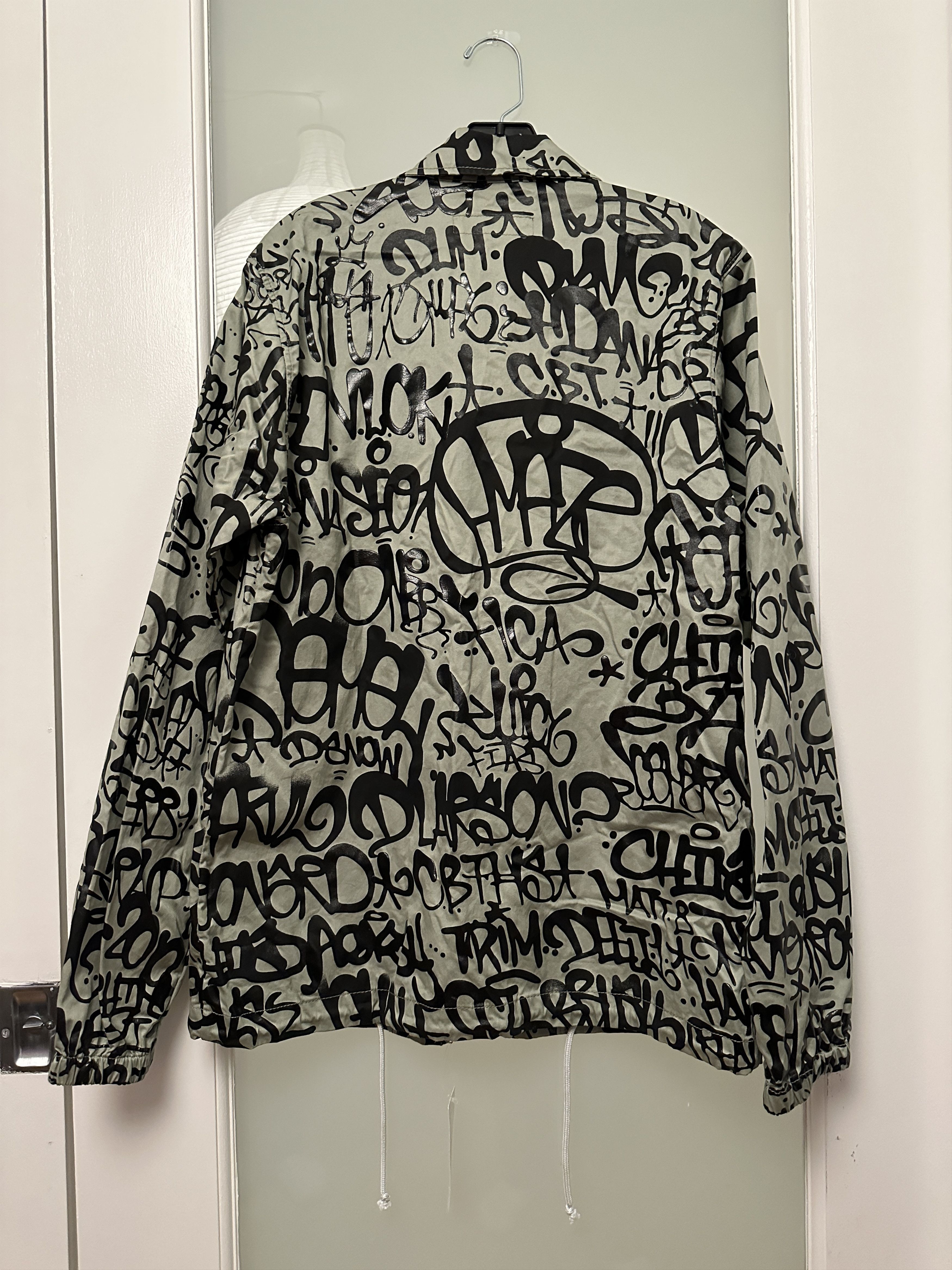 Comme des Garcons SHIRT Graffiti Front Zip Jacket Size US L / EU 52-54 / 3 - 7 Thumbnail