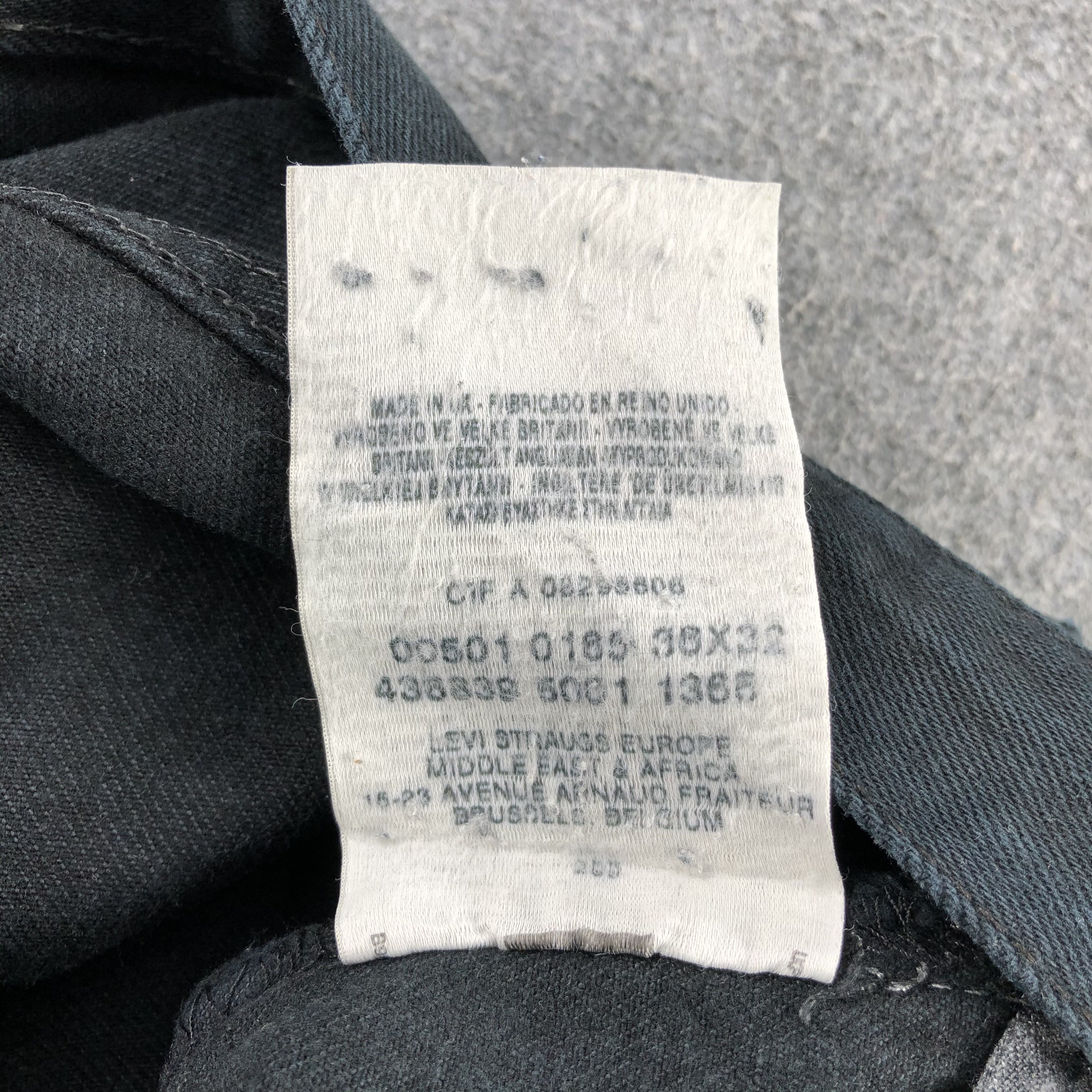 Levi's × Vintage Vintage Distress Levis 501 Jeans-JM1636 Size US 35 - 11 Thumbnail