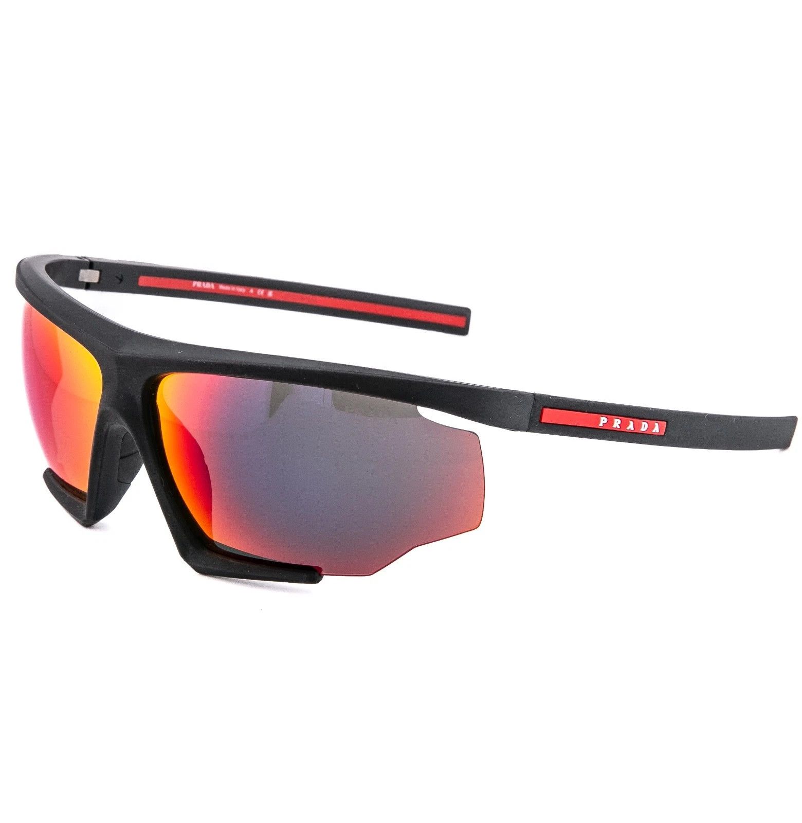 Prada PRADA PS07YS LINEA ROSSA ACTIVE 07Y Black Red TUNING Mirror Size ONE SIZE - 3 Thumbnail