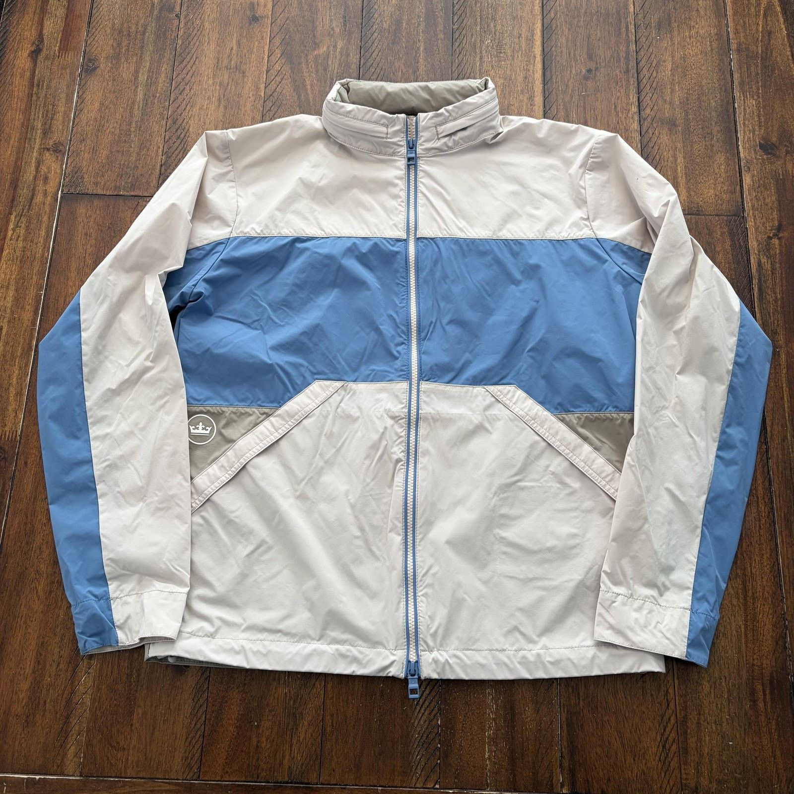 Peter Millar Peter Millar Jacket Mens Medium Beige Blue Colorblock Full Size US M / EU 48-50 / 2 - 2 Thumbnail