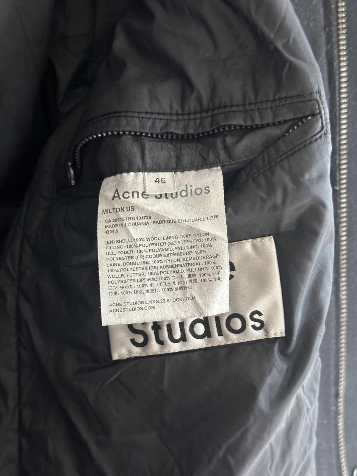Acne Studios Milton FW15 Heavy Wool Trench Size US S / EU 44-46 / 1 - 3 Thumbnail