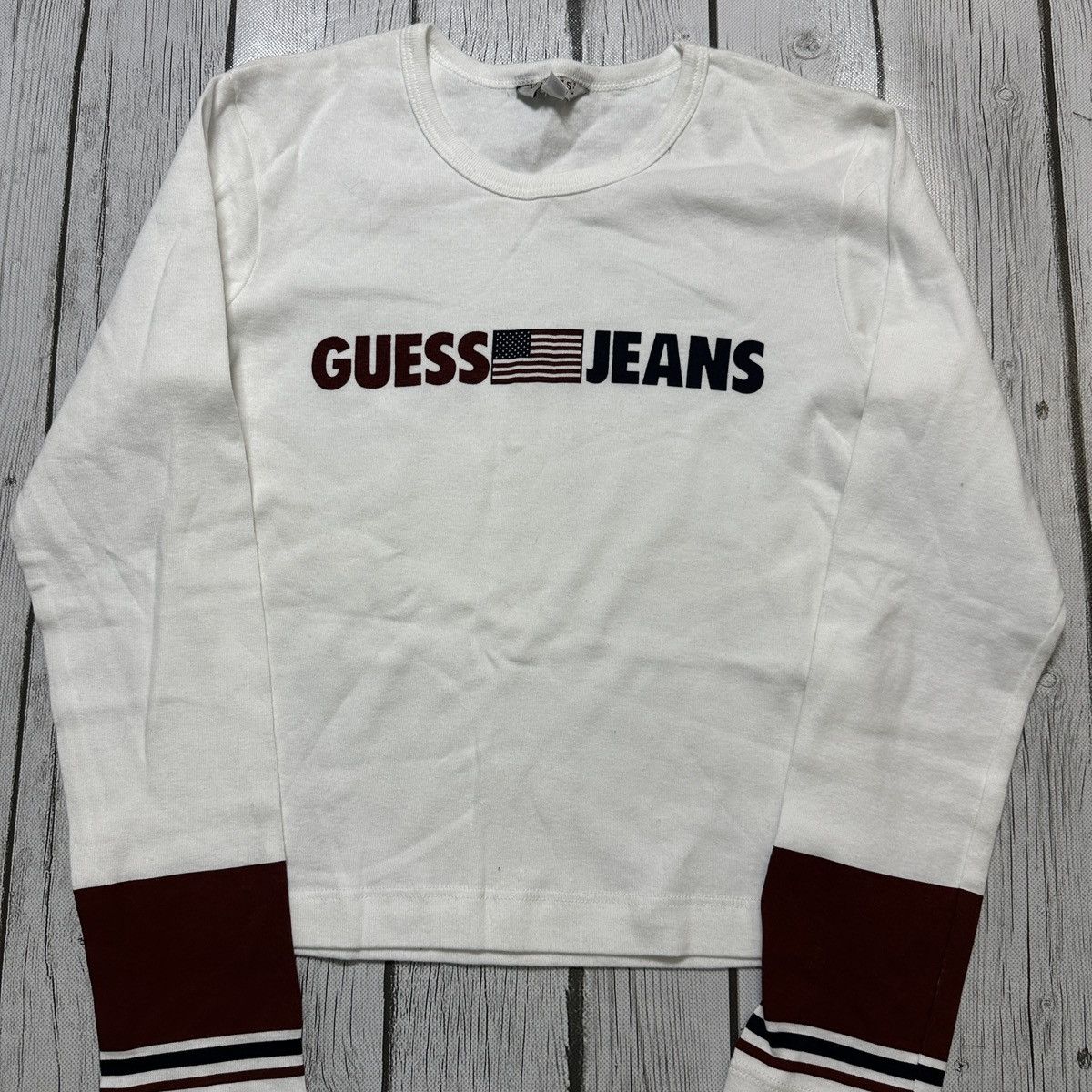 Guess × Vintage Vintage Guess long sleeve tee Size L / US 10 / IT 46 - 3 Thumbnail