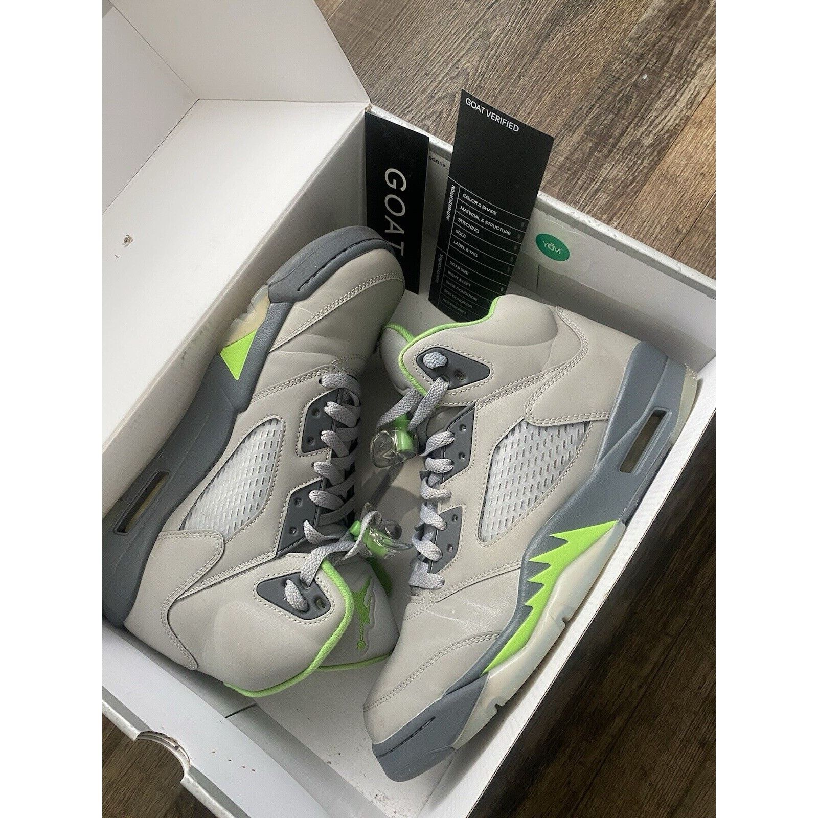 Jordan Brand Jordan 5 Green Bean 9.5 - Pre-Owned 🔥 Size US 9.5 / EU 42-43 - 1 Thumbnail