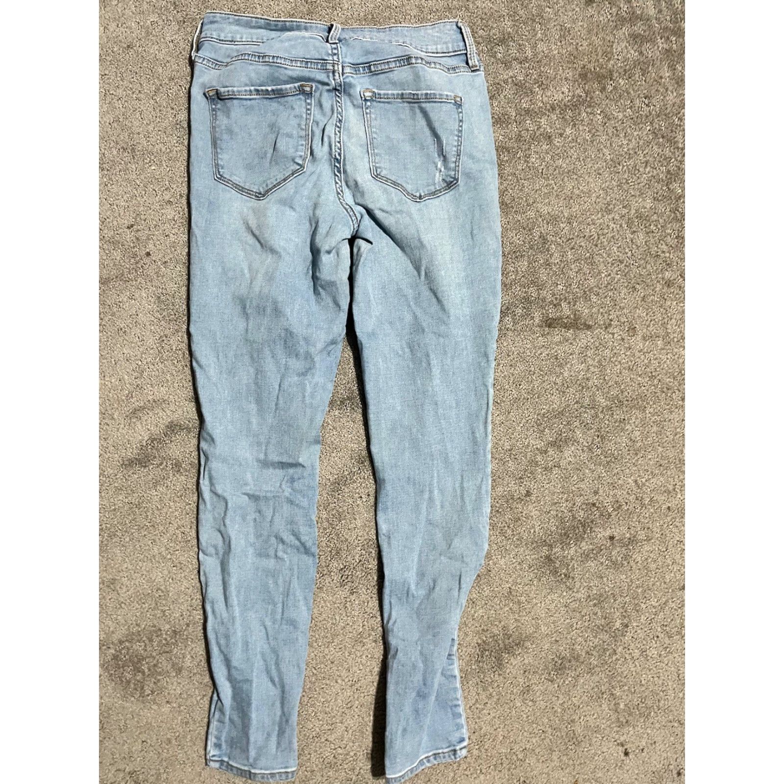 Old Navy Old Navy Rockstar Super Skinny Jeans Womens 4 Blue Regular Size 27" / US 4 / IT 40 - 3 Thumbnail
