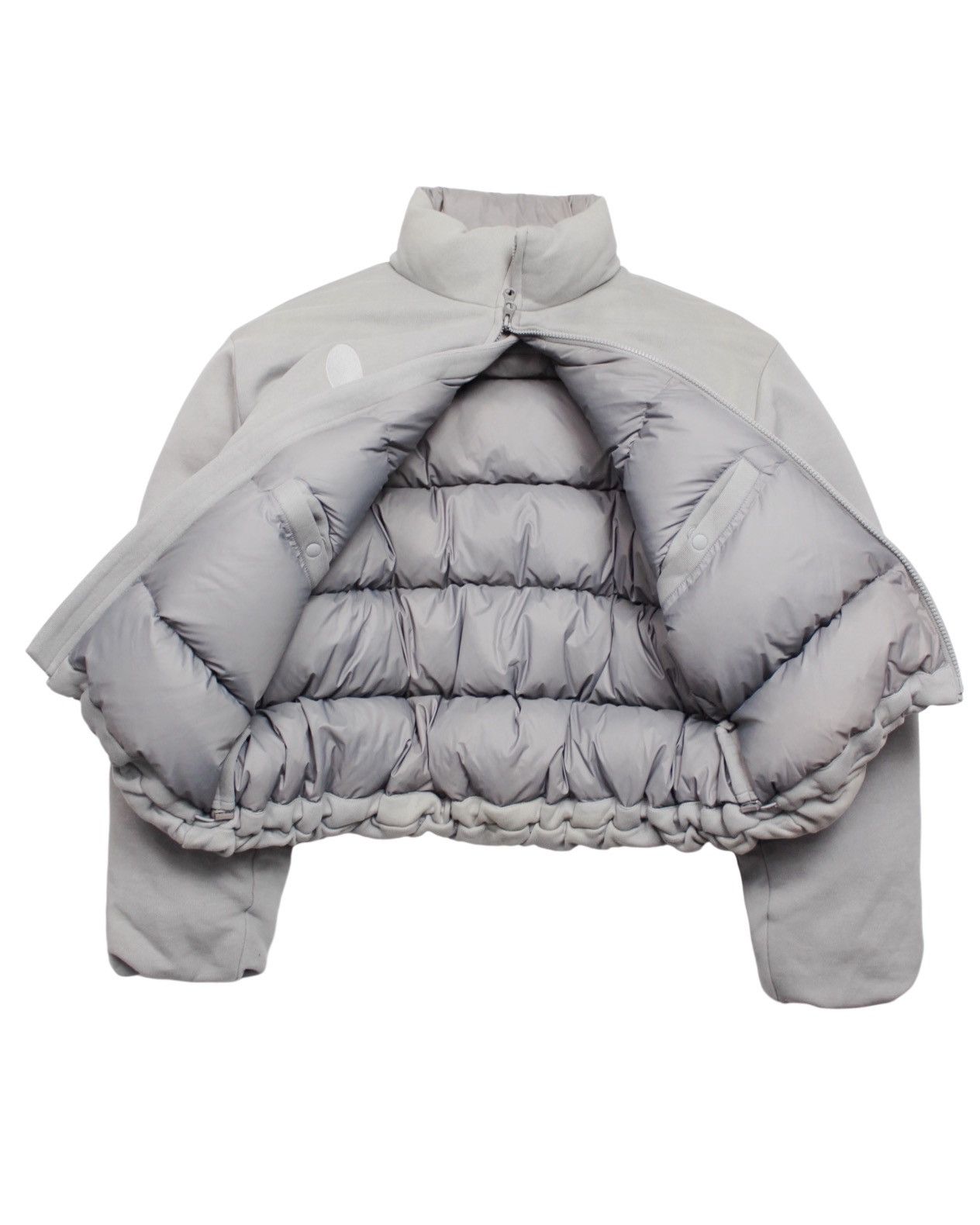 POST ARCHIVE FACTION (PAF) AW2021 FILA ARCHIVE X POST ARCHIVE FACTION GREY DOWN JACKET Size US S / EU 44-46 / 1 - 9 Thumbnail
