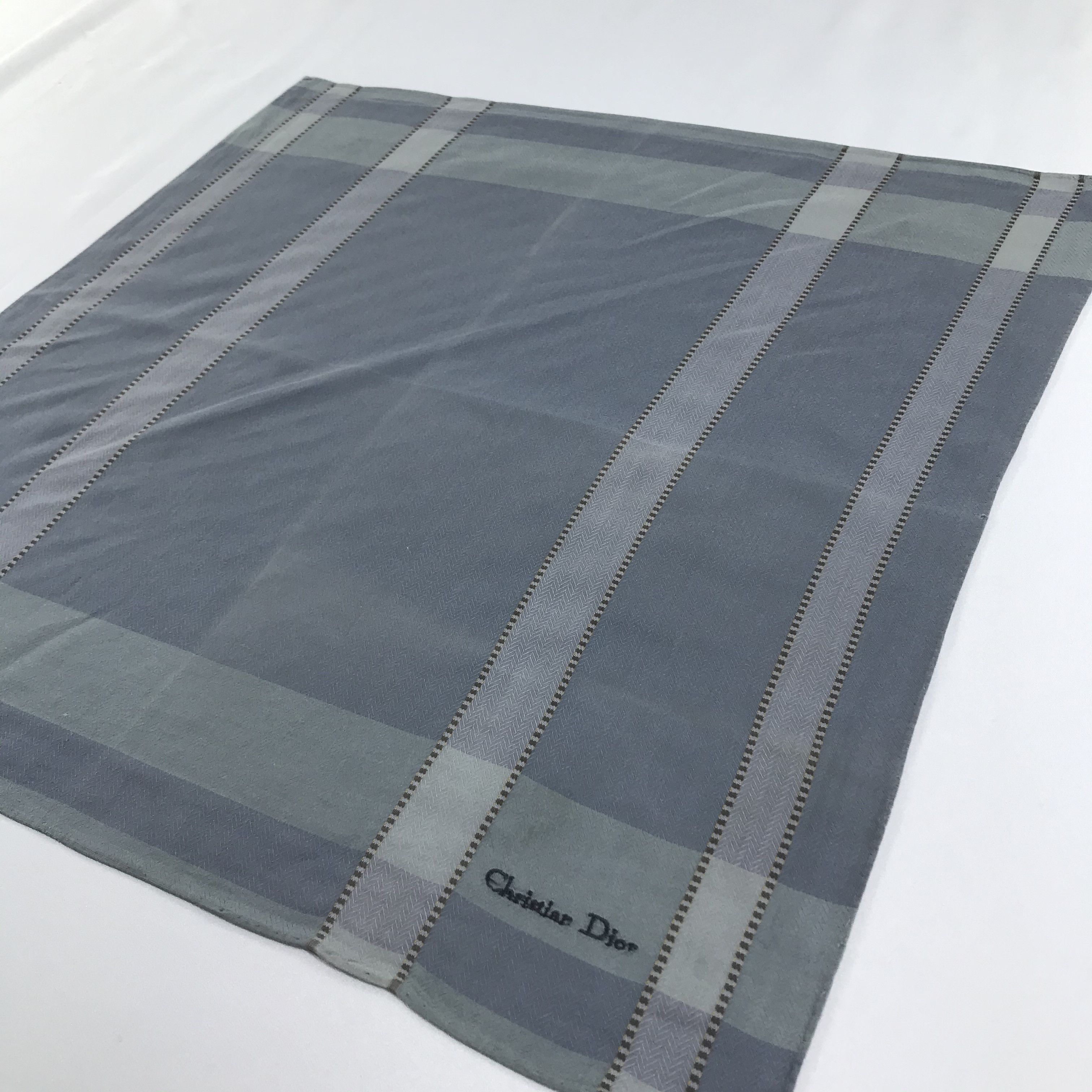 Christian Dior Monsieur Christian Dior Handkerchief Neckerchief Bandana H1070 Size ONE SIZE - 4 Thumbnail