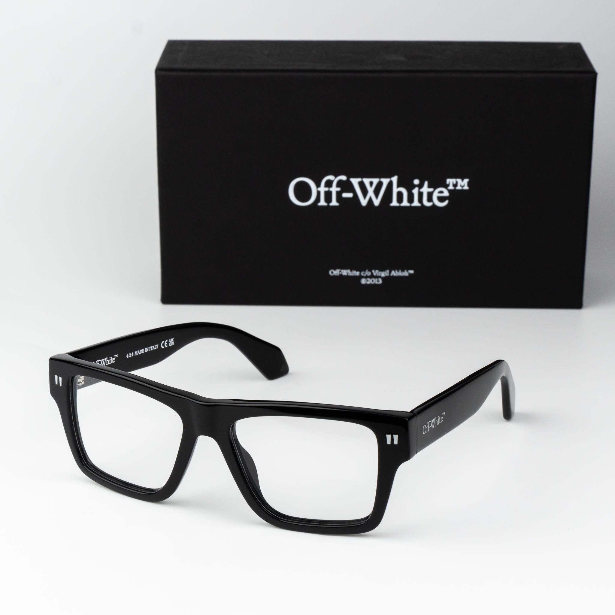 OFF-WHITE アイウェア STYLE 47 OERJ047 Off-White Style 47 Oerj047 Square Glasses | Fashion Eyewear US