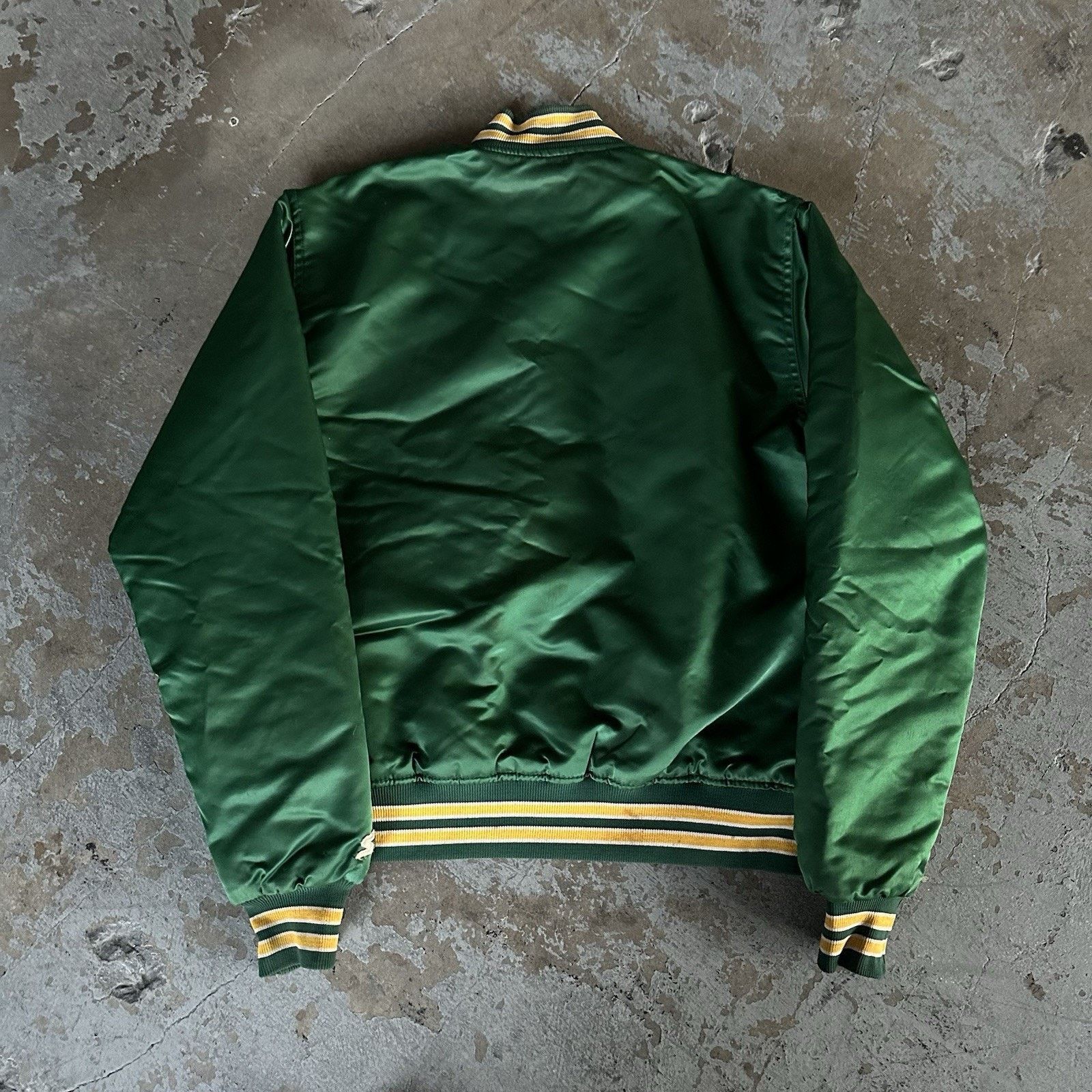 MLB × Starter × Vintage Vintage 80s Starter Oakland Athletics Bomber Satin Jacket Size US M / EU 48-50 / 2 - 4 Thumbnail