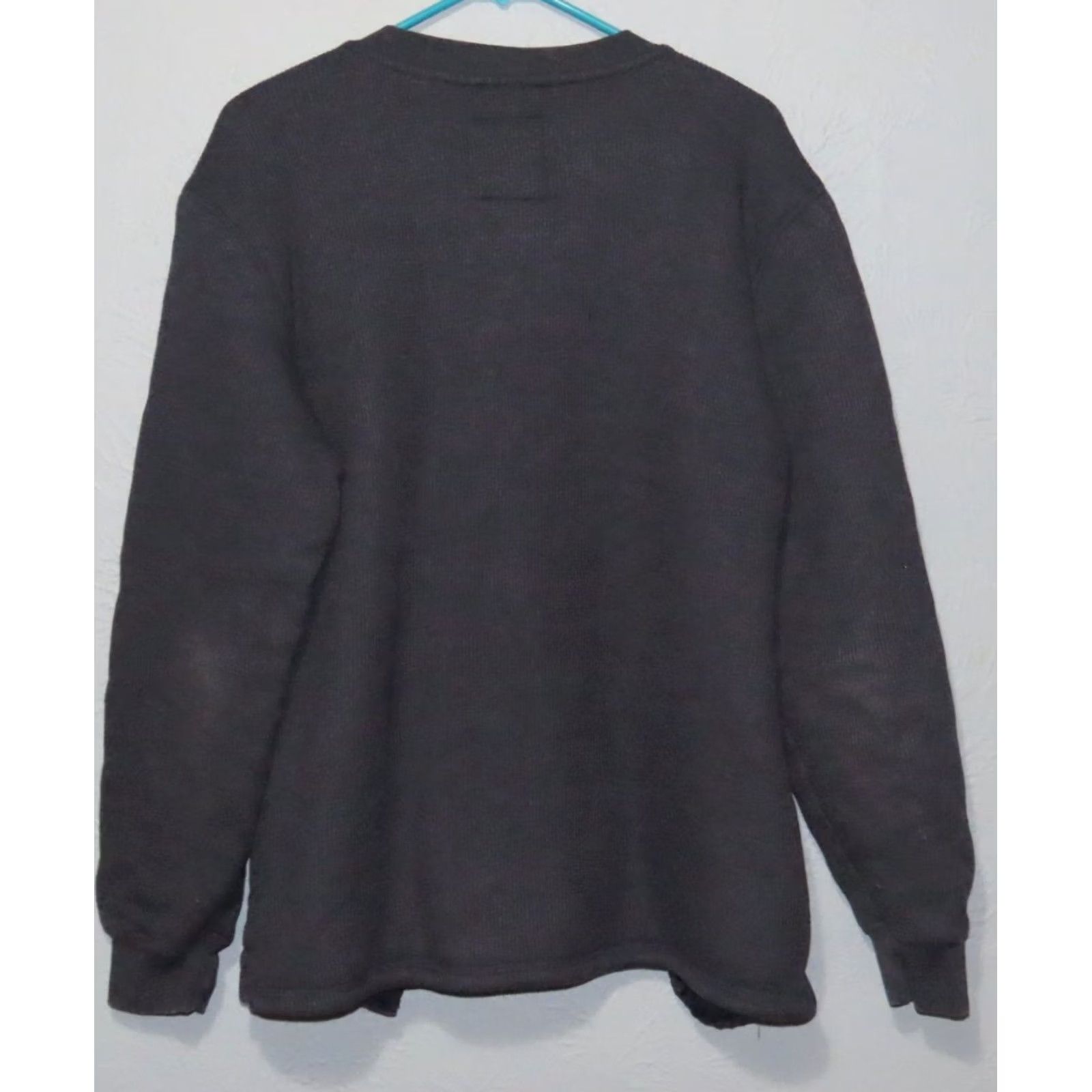 Vintage VINTAGE Telluride Sherpa Lined Men's L 1/2 Snap Dark Blue Shacket Pullover Shirt Size US L / EU 52-54 / 3 - 6 Thumbnail