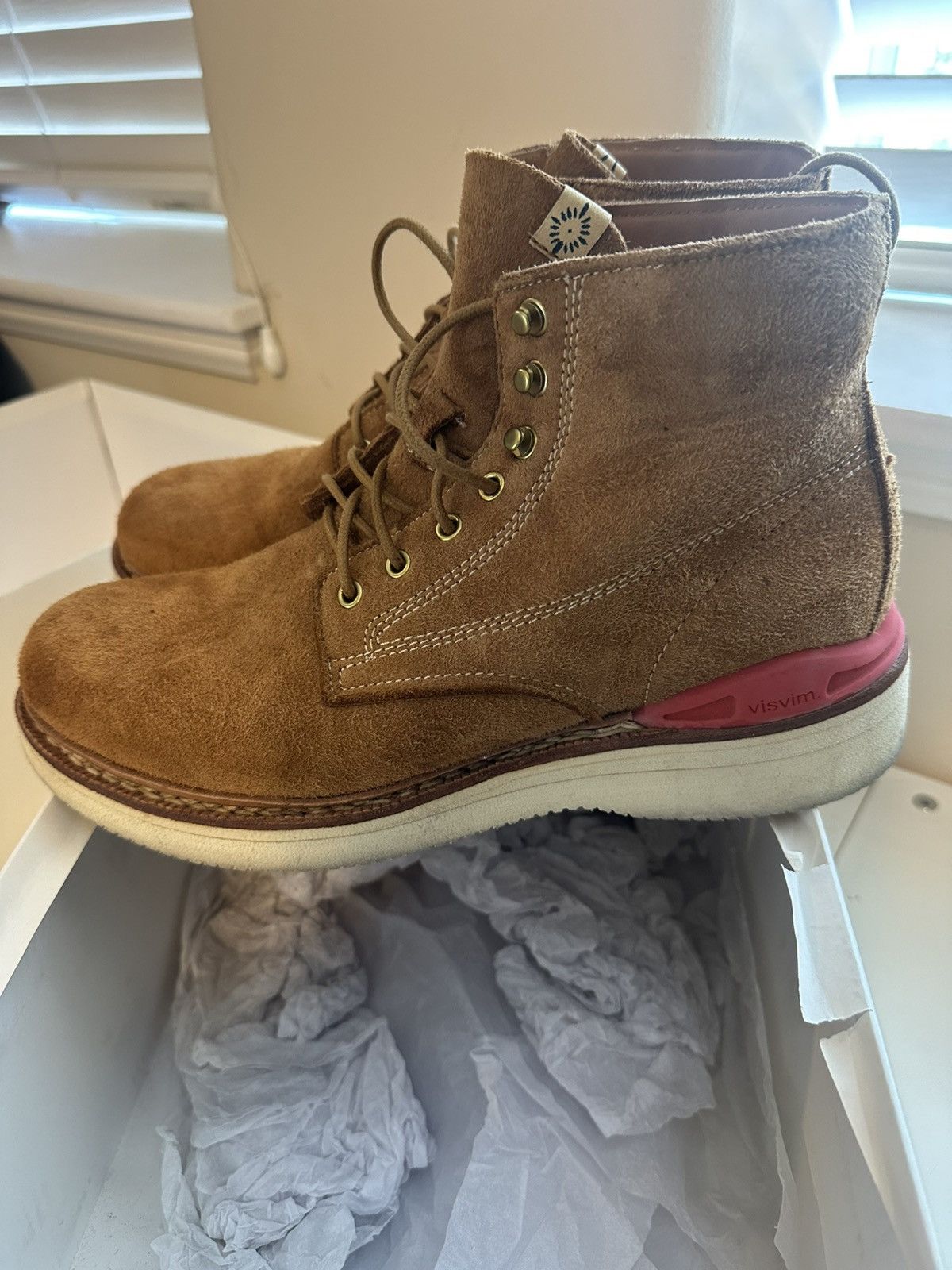 Visvim Visvim Virgil Boots Folk Suede Brown US 9 | Grailed