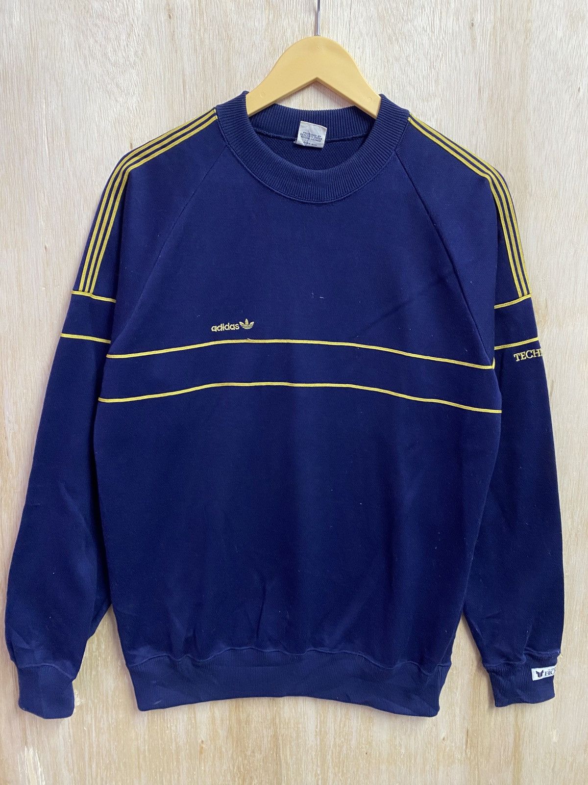 Adidas vintage Adidas West Germany navy blue crewneck sweatshirt Size US XL / EU 56 / 4 - 1 Thumbnail